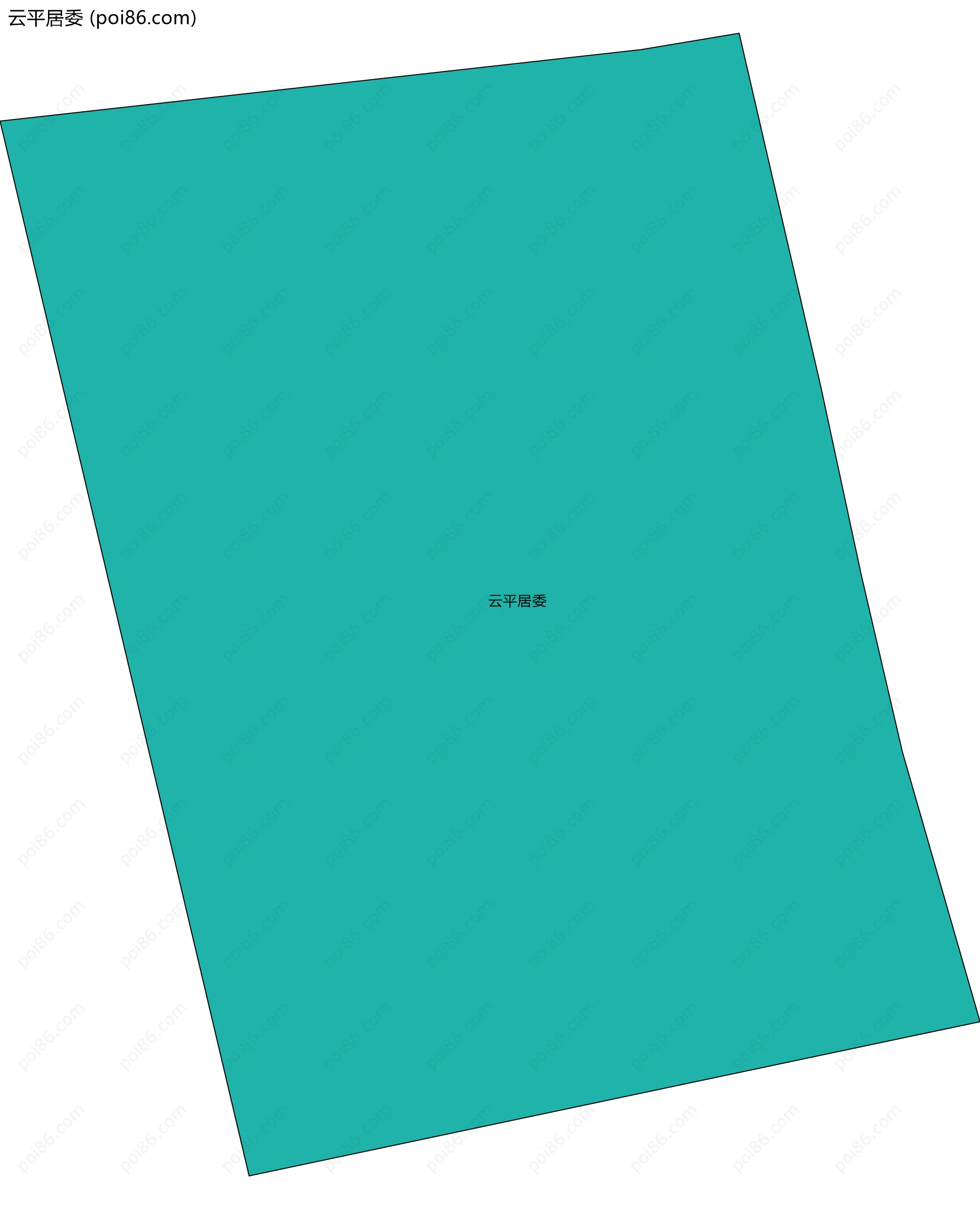 云平居委边界地图