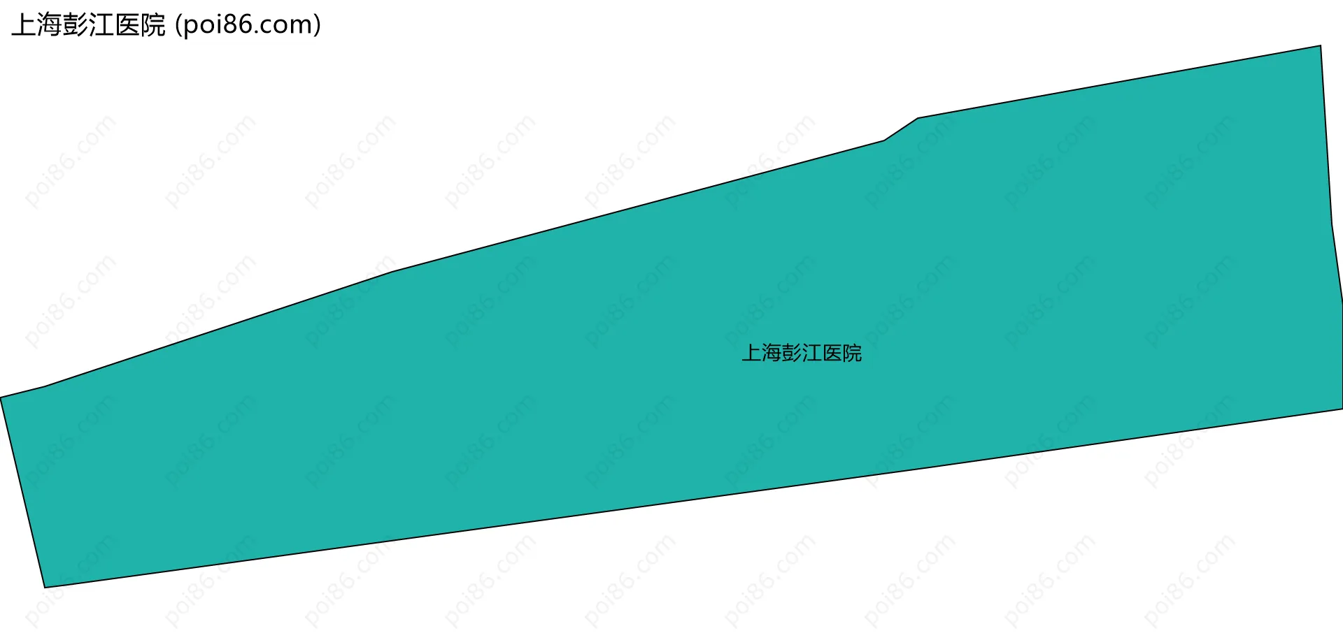 上海彭江医院边界地图