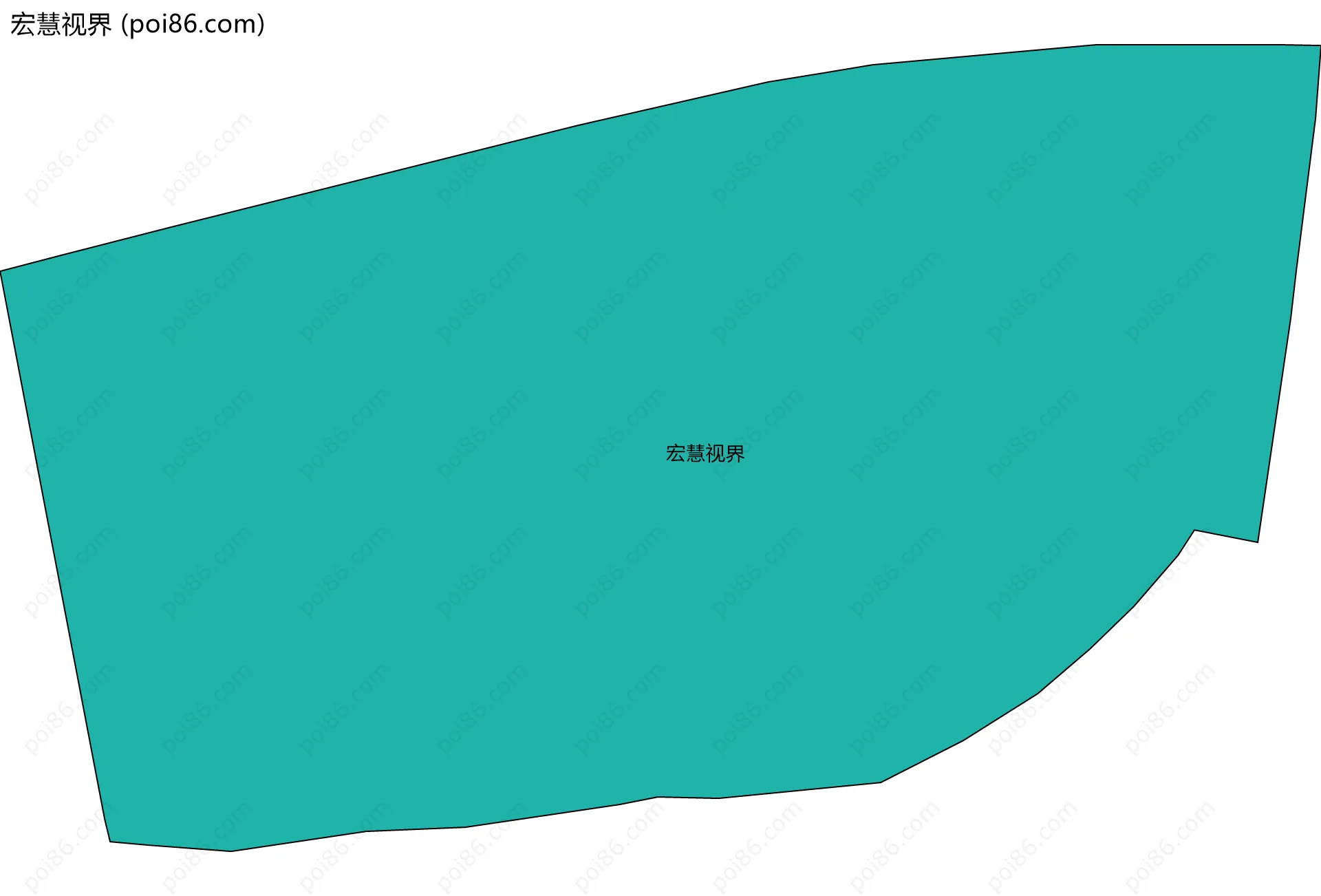 宏慧视界边界地图