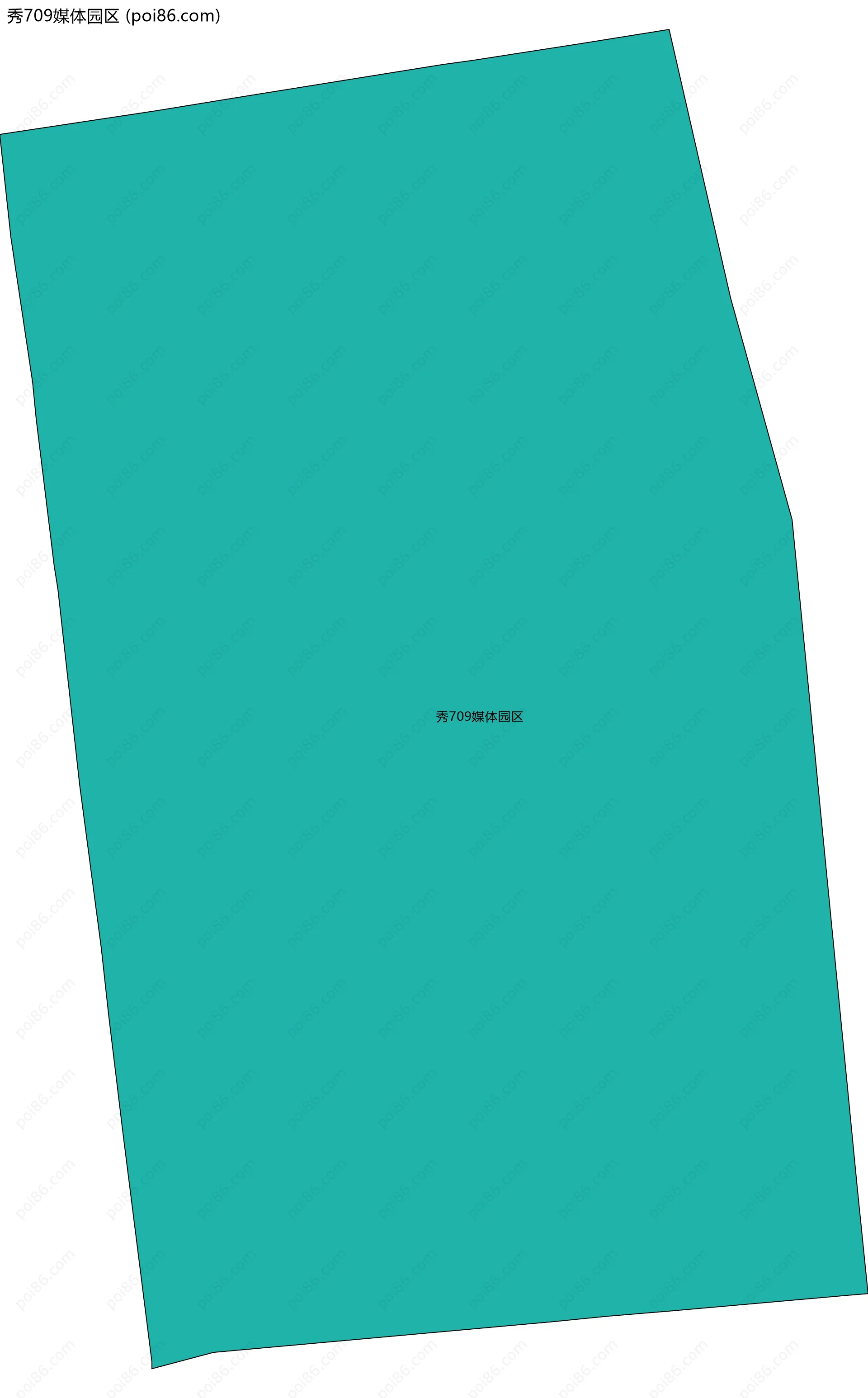 秀709媒体园区边界地图