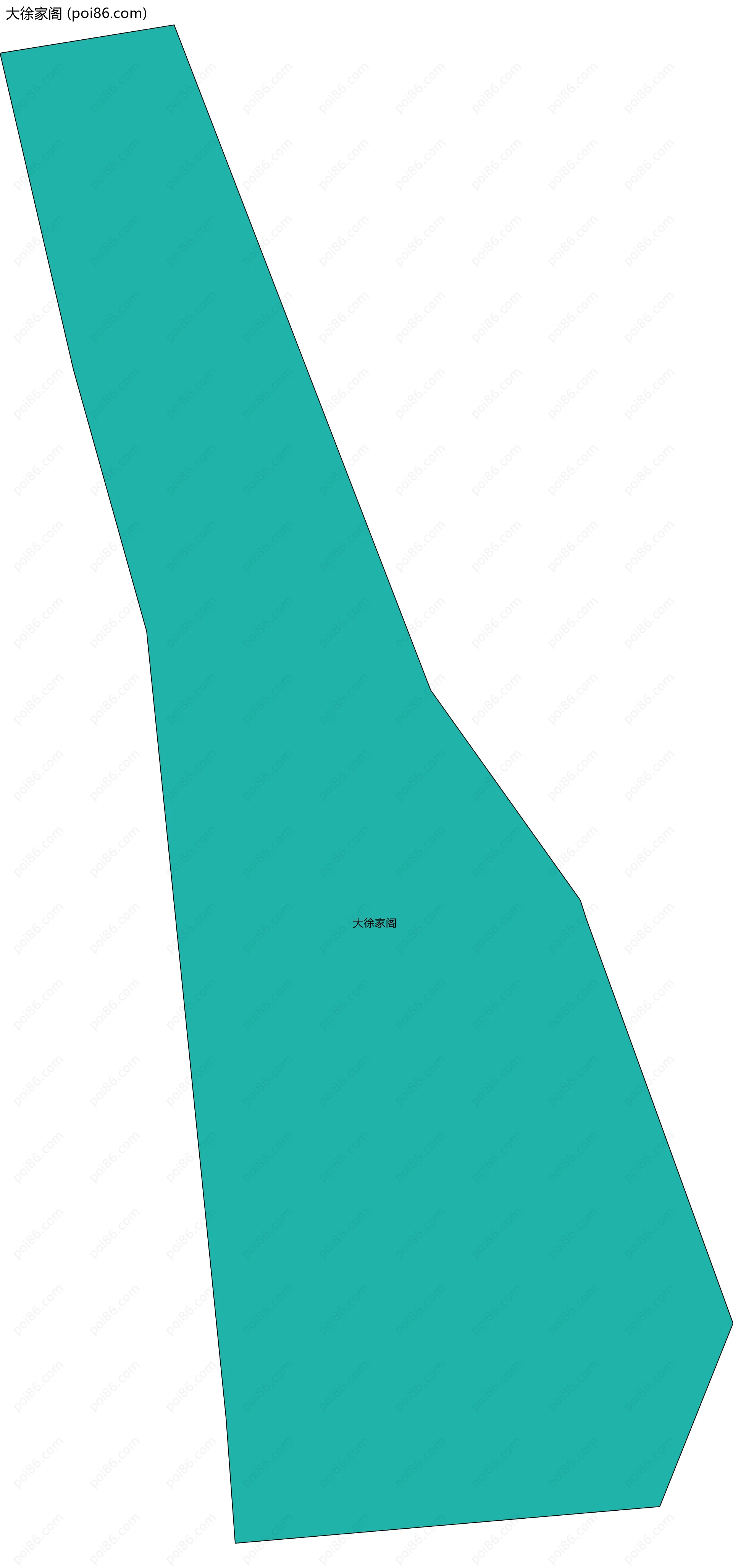 大徐家阁边界地图