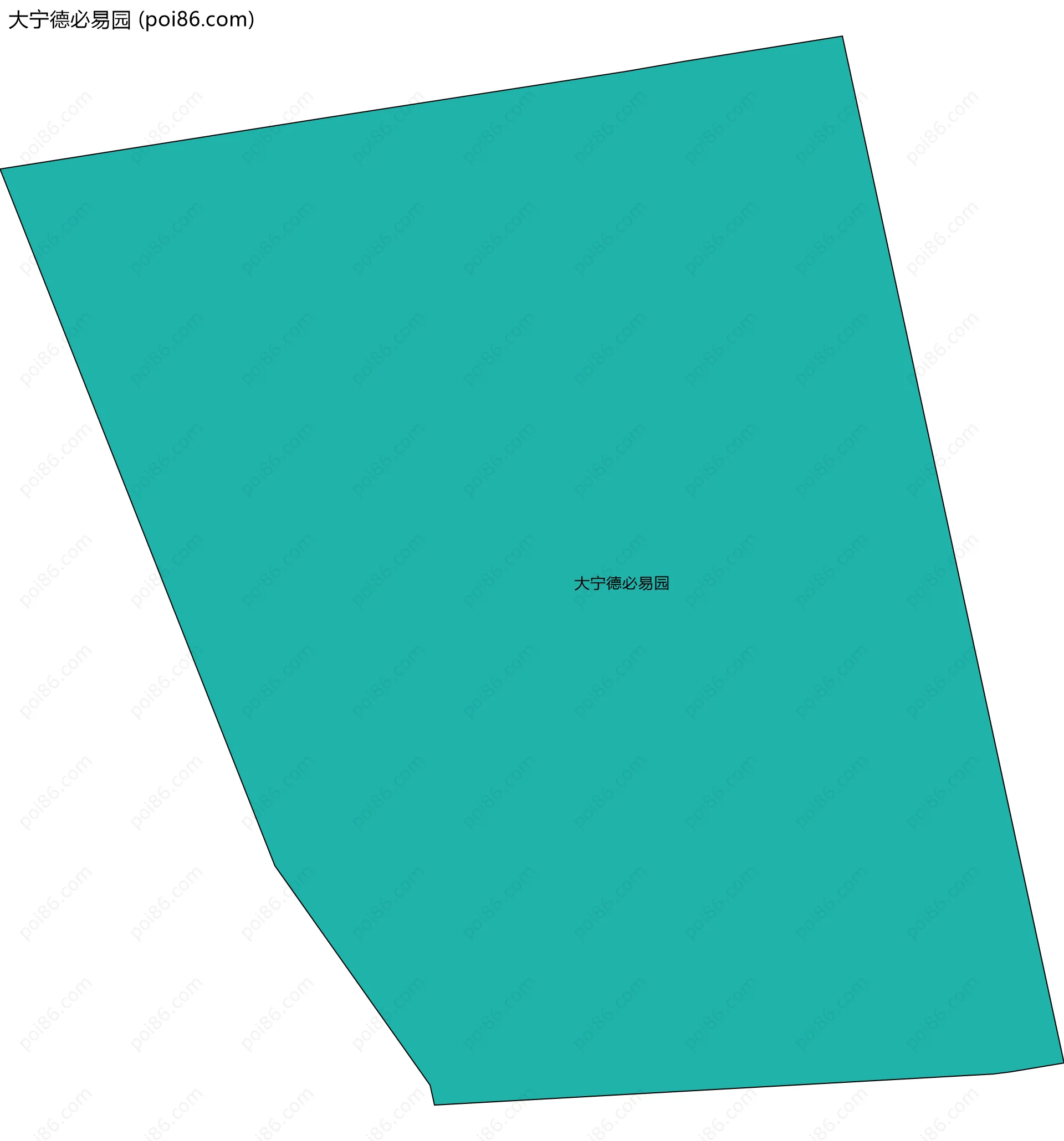 大宁德必易园边界地图