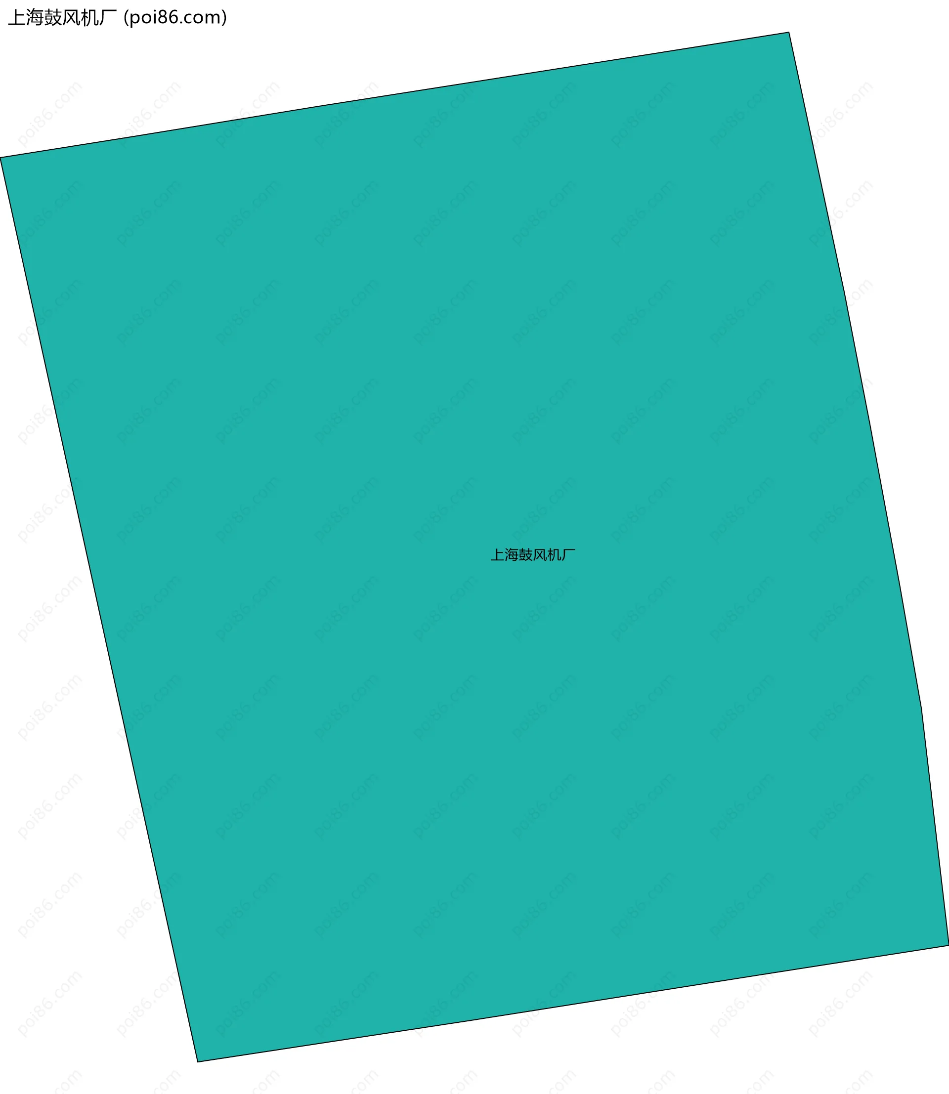 上海鼓风机厂边界地图