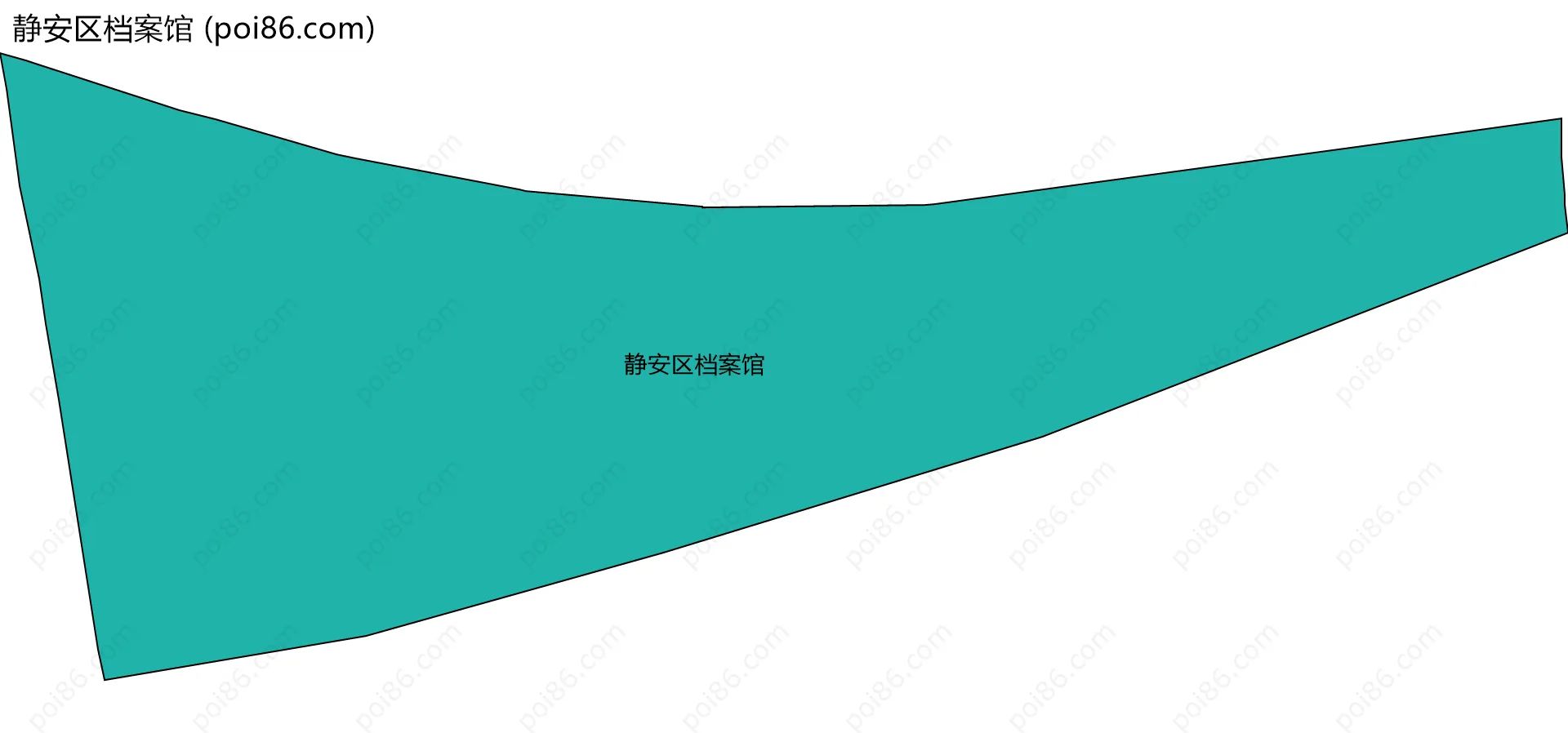 静安区档案馆边界地图