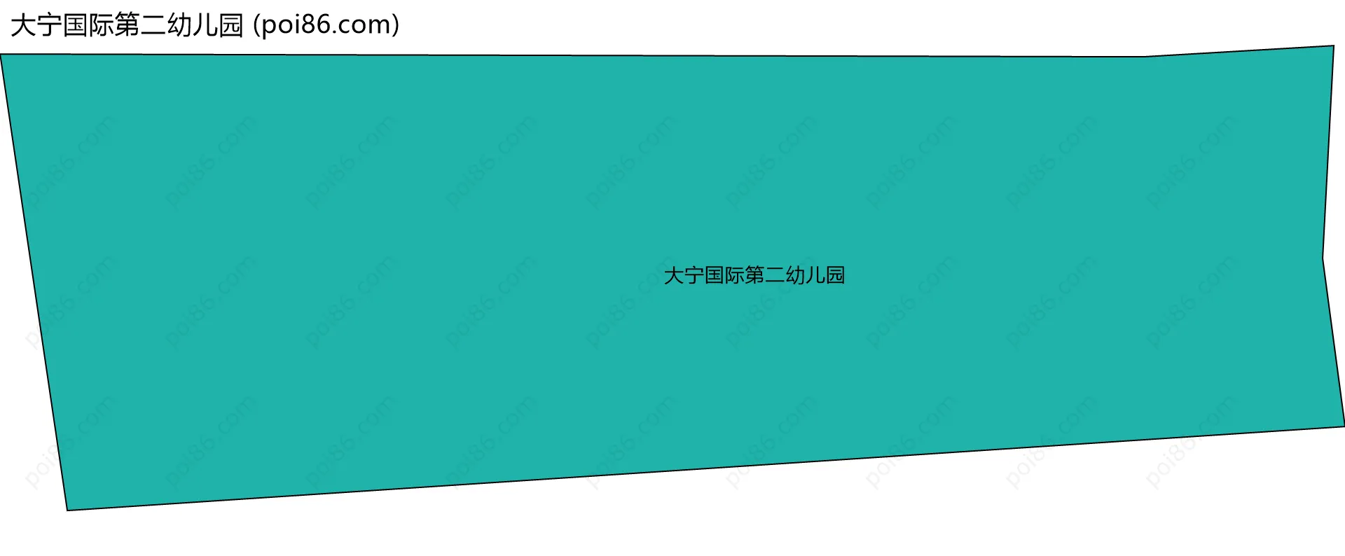 大宁国际第二幼儿园边界地图