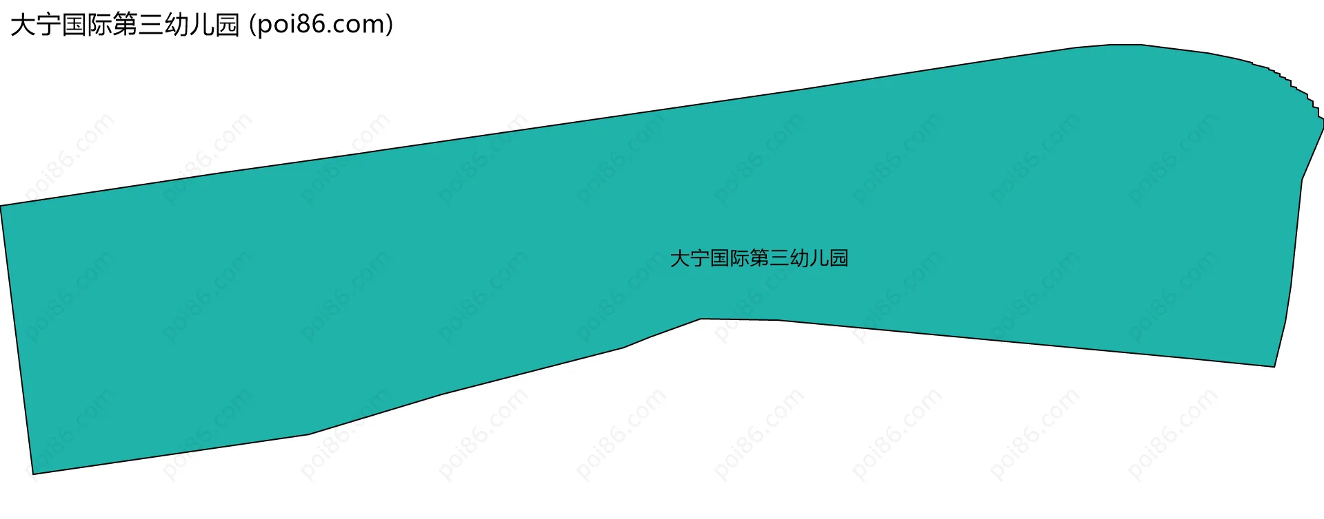 大宁国际第三幼儿园边界地图