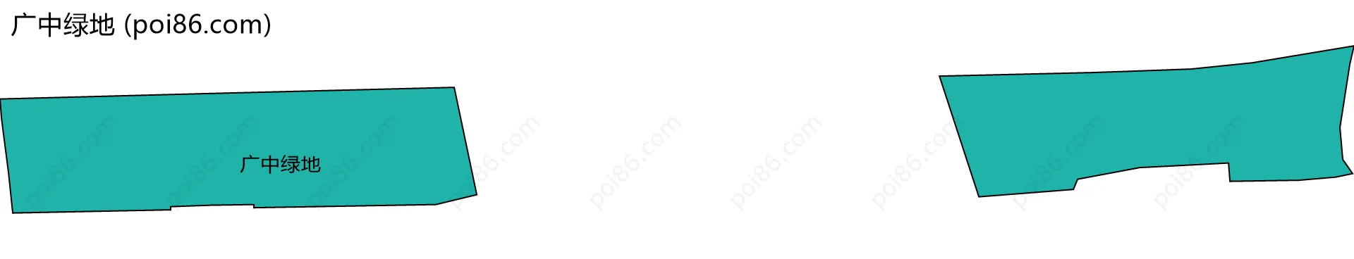 广中绿地边界地图