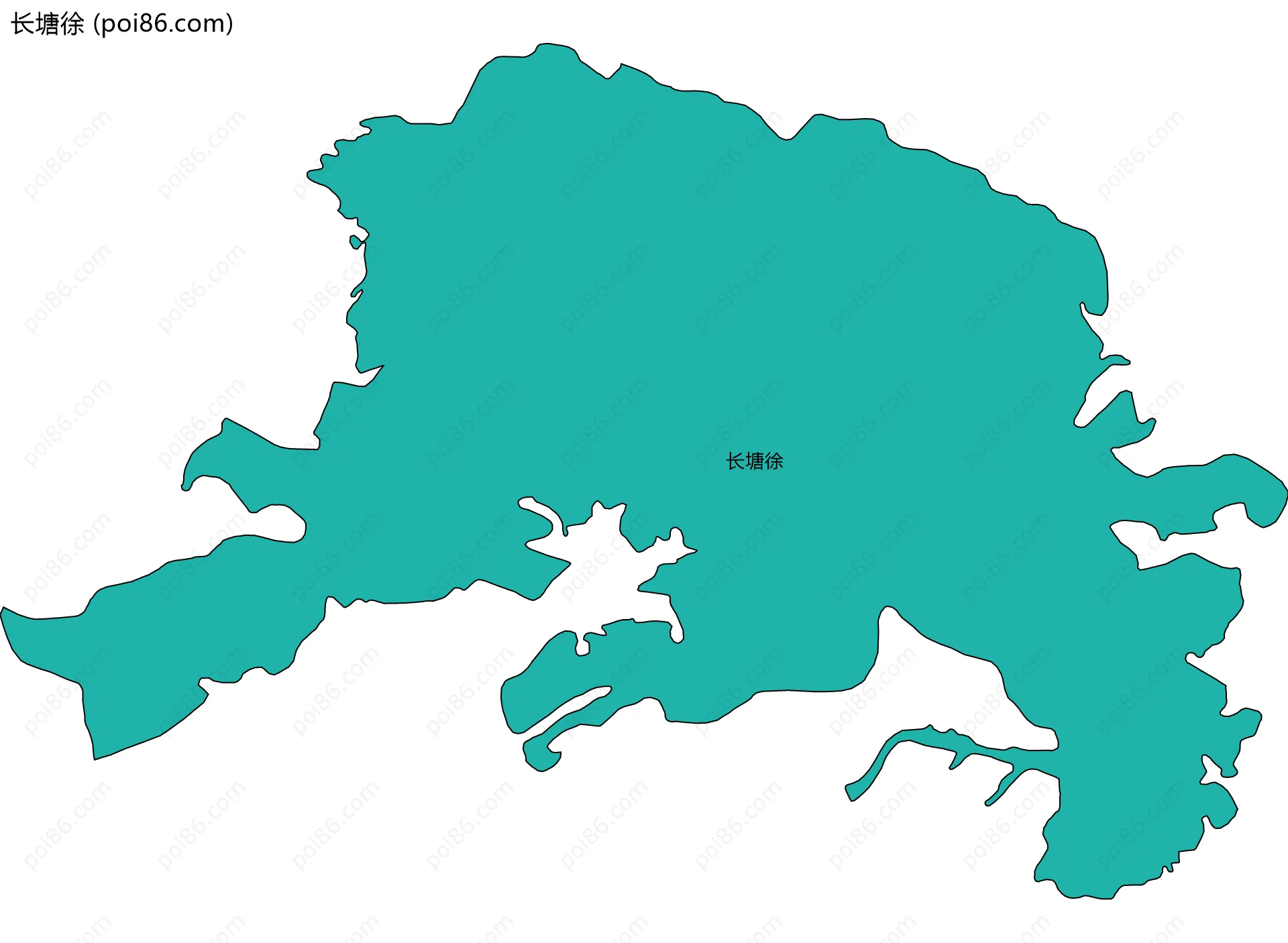 长塘徐边界地图