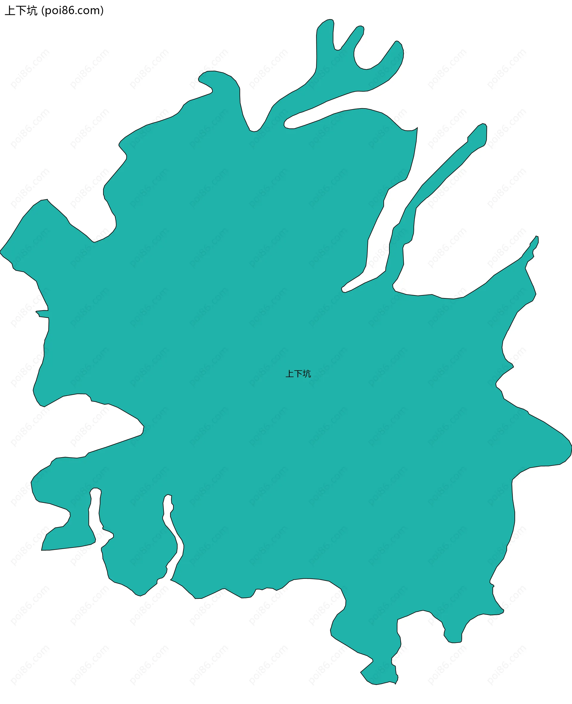 上下坑边界地图