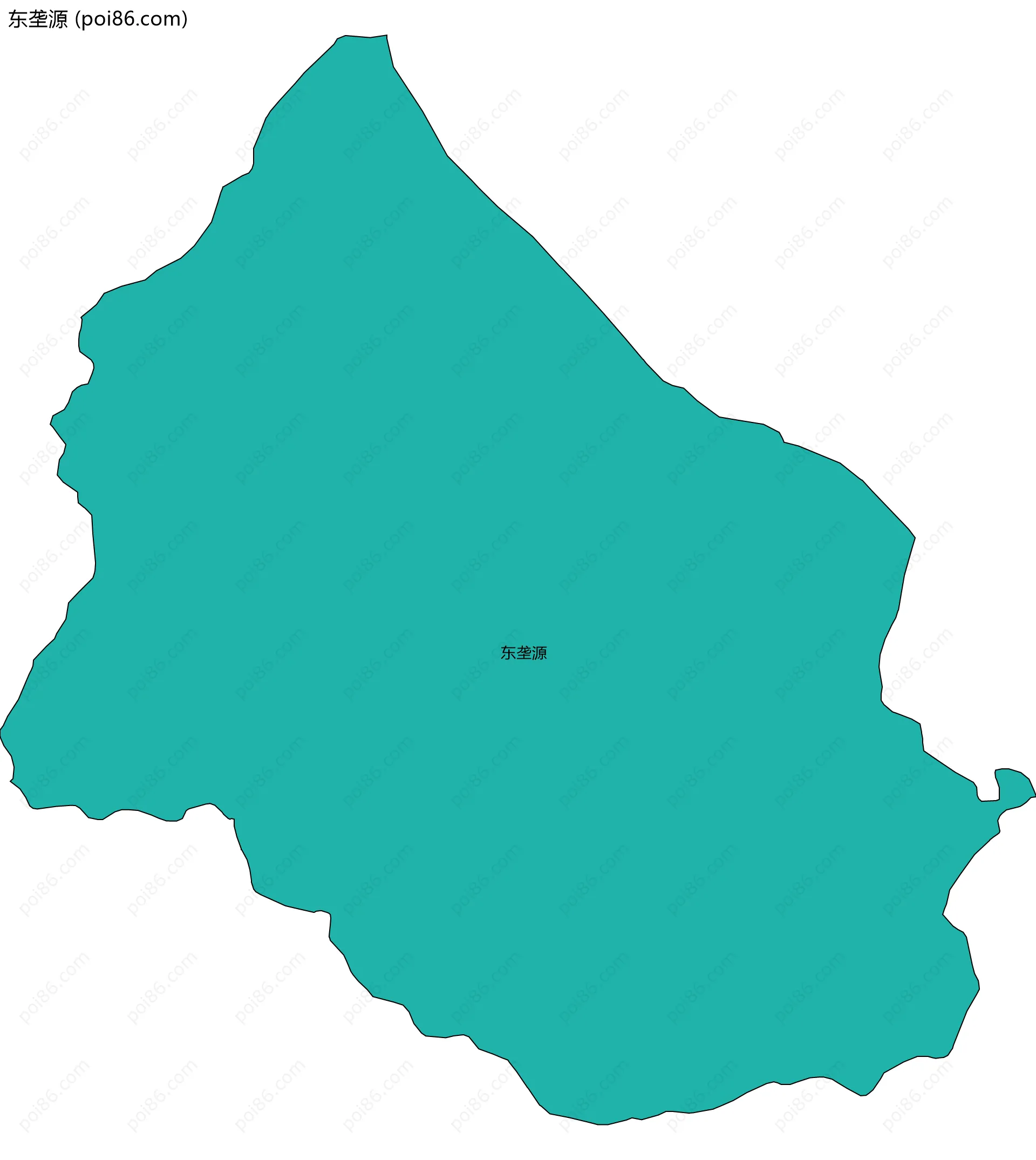 东垄源边界地图