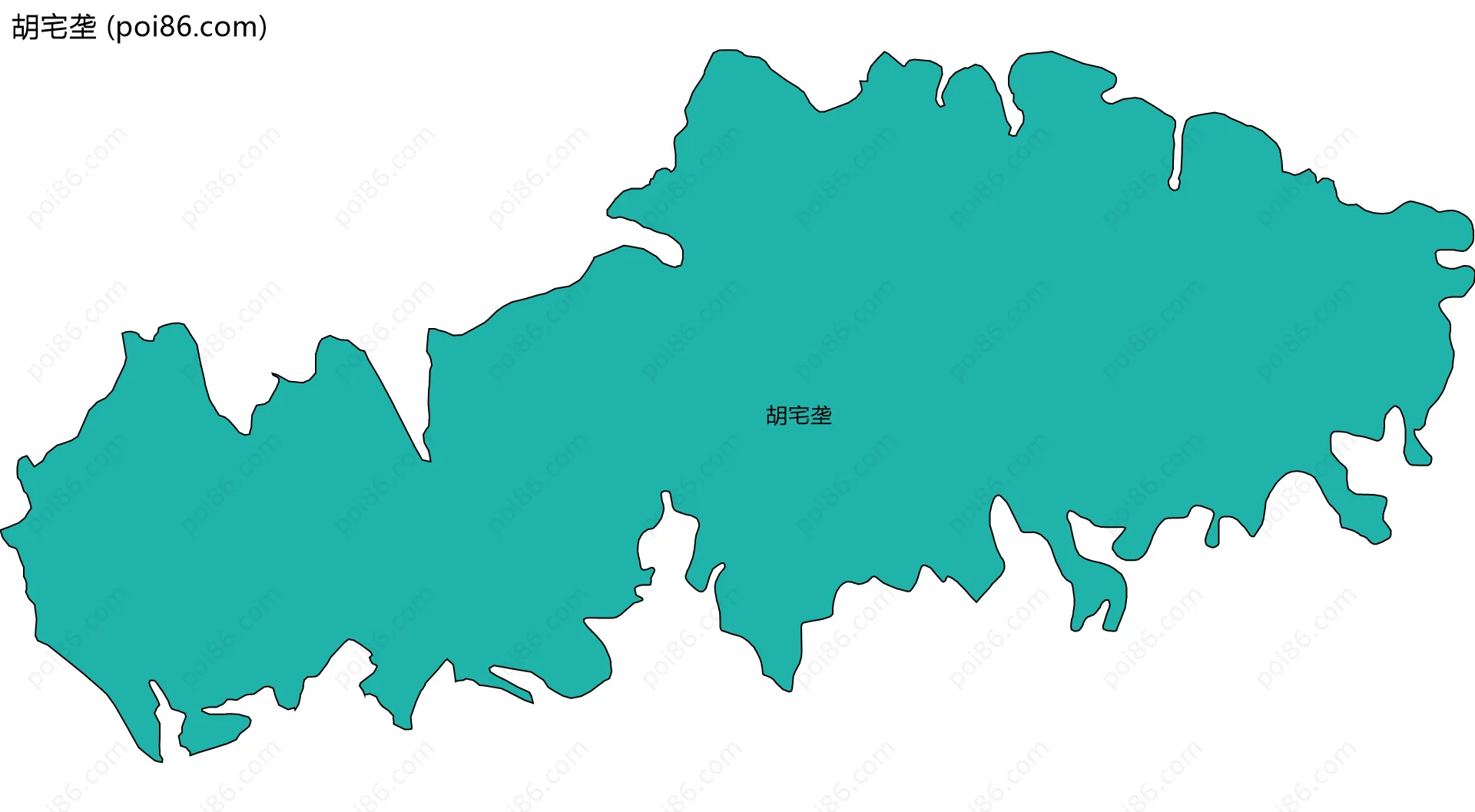 胡宅垄边界地图