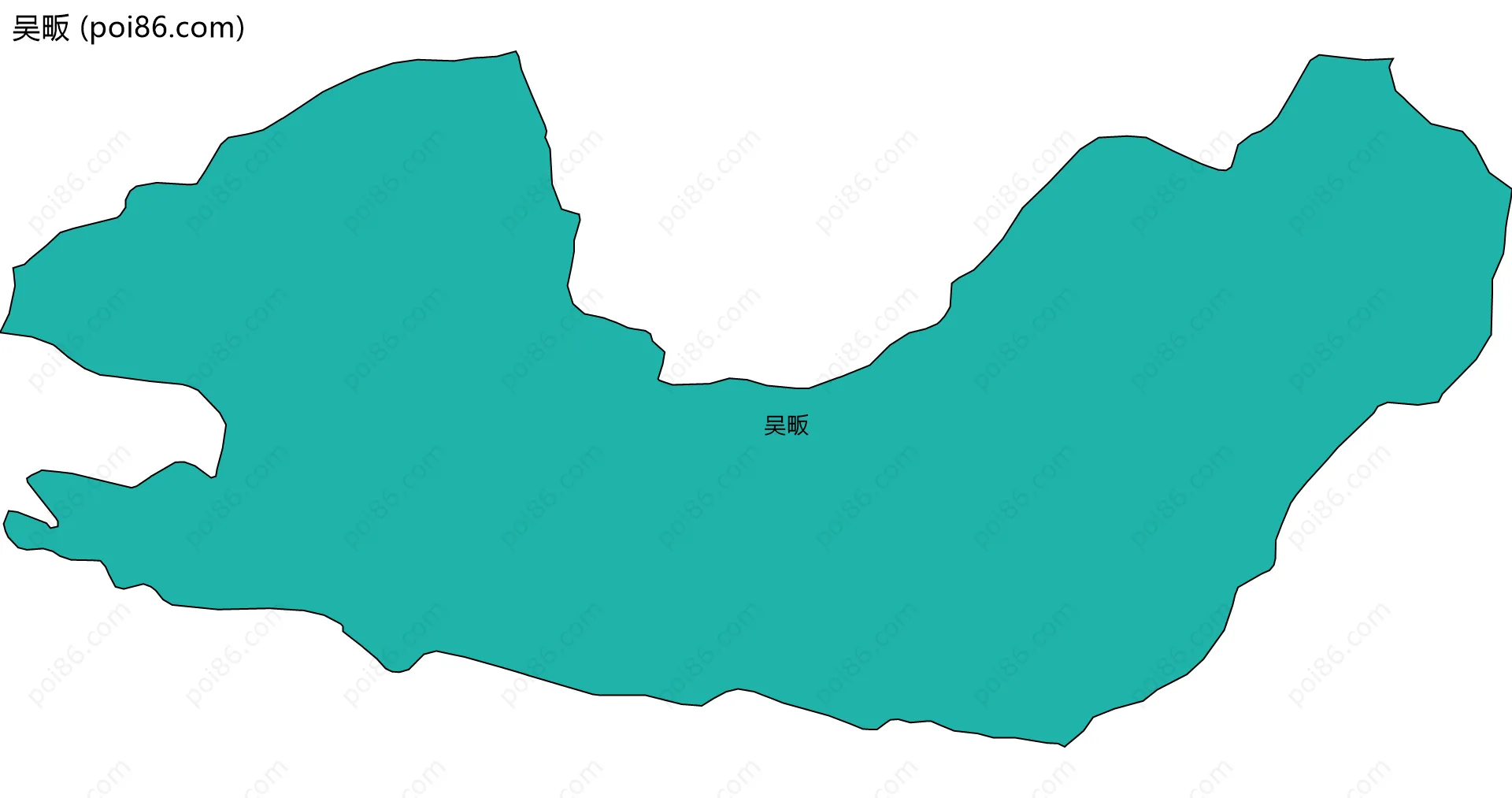 吴畈边界地图