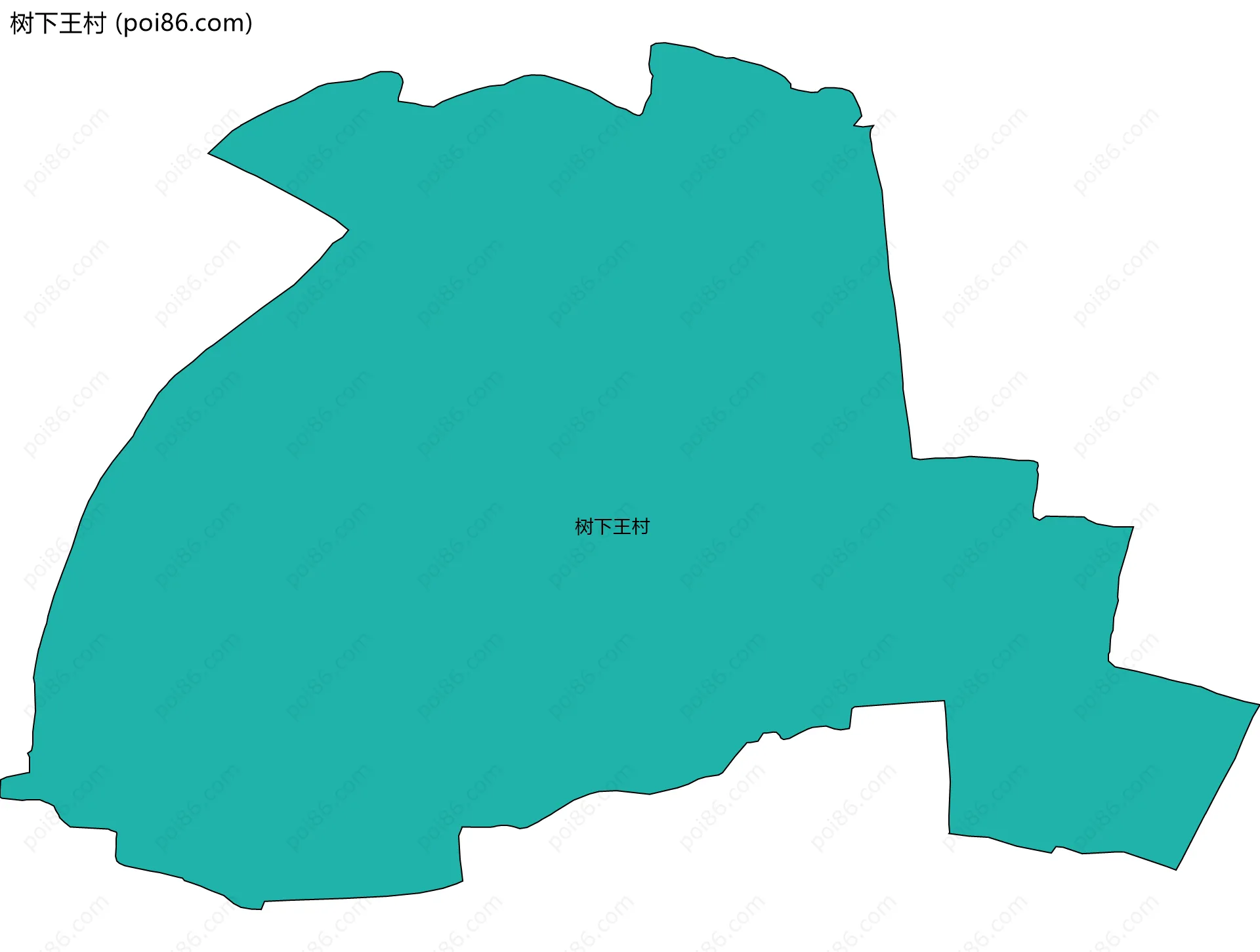 树下王村边界地图