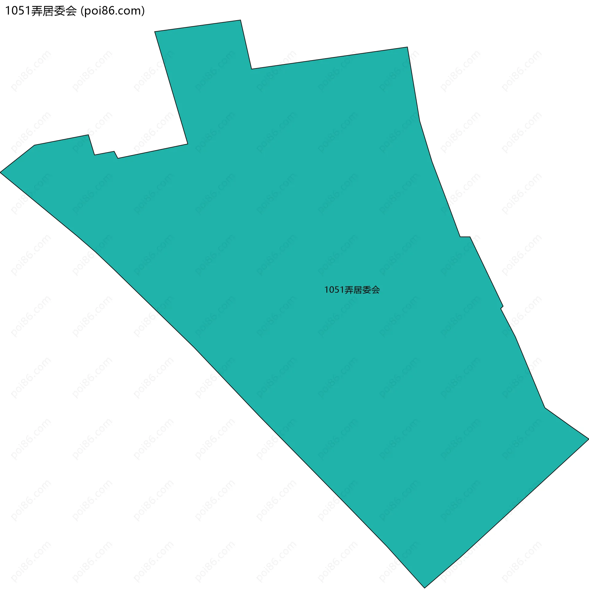 1051弄居委会边界地图