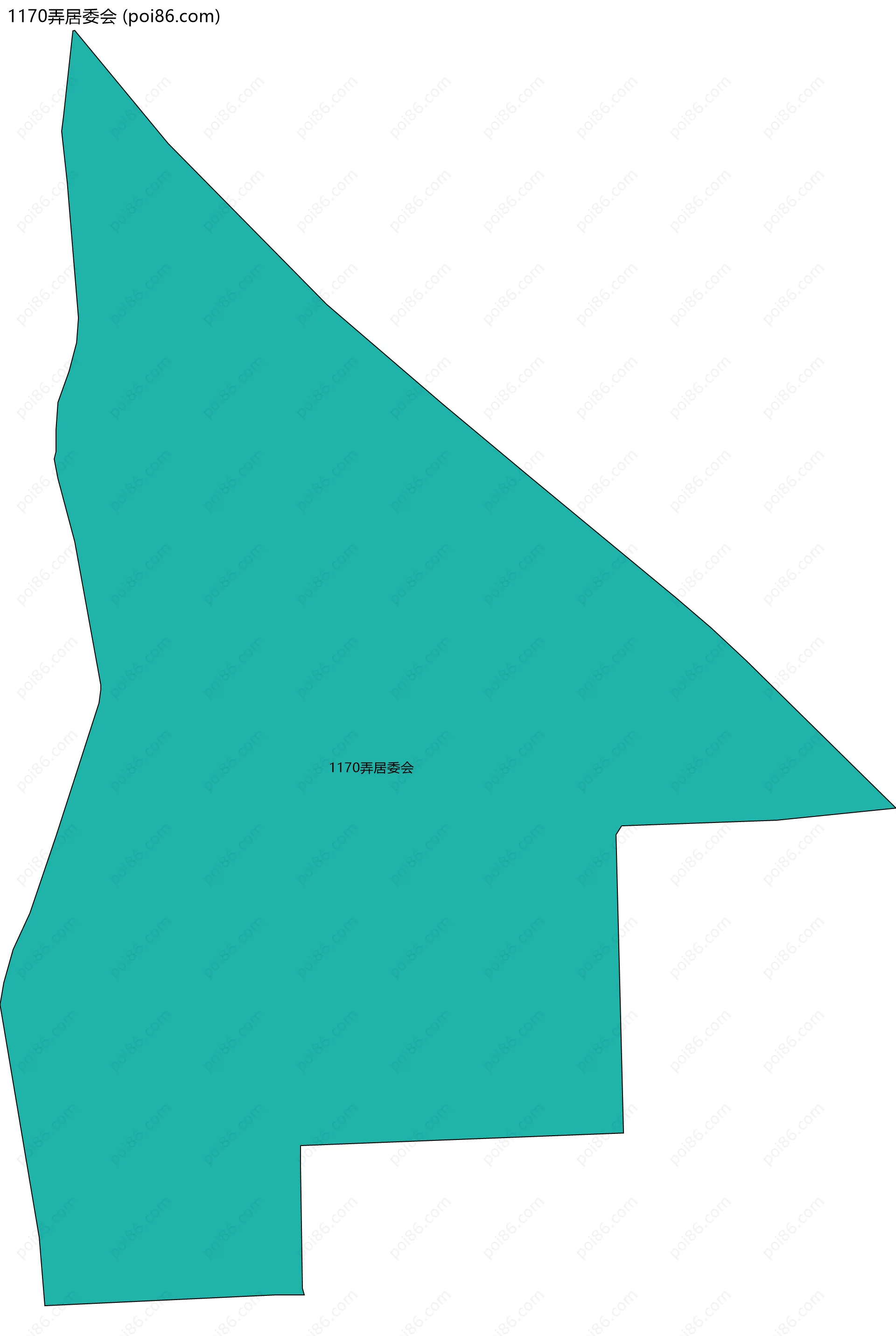 1170弄居委会边界地图