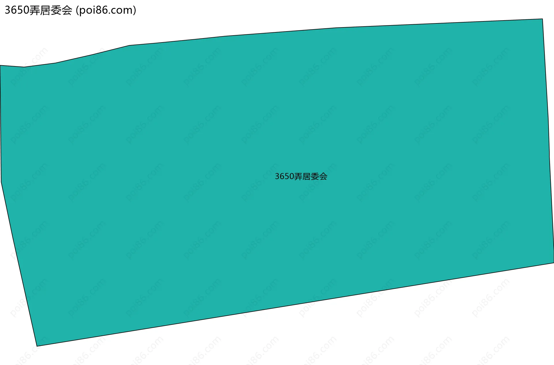 3650弄居委会边界地图