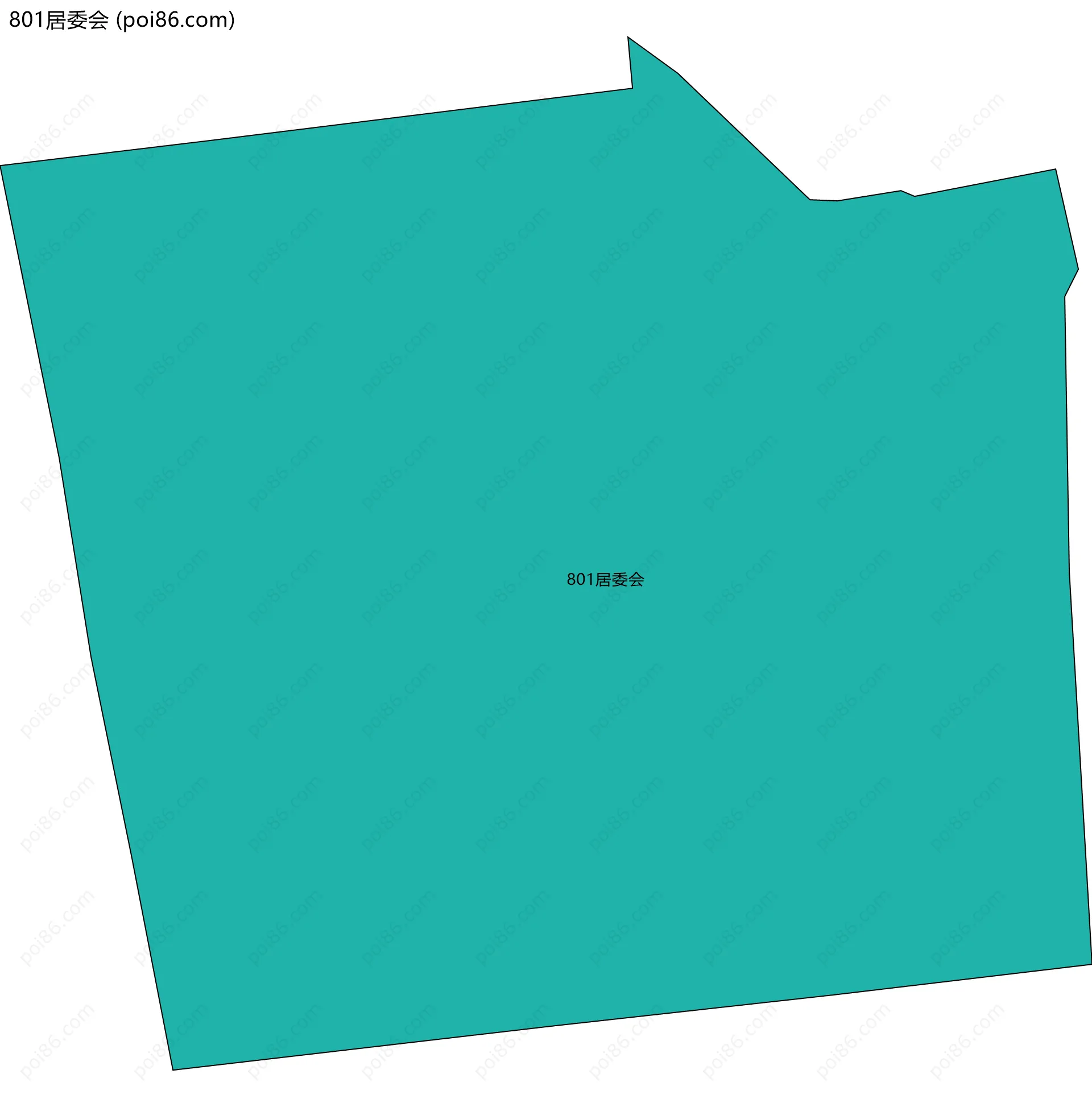 801居委会边界地图