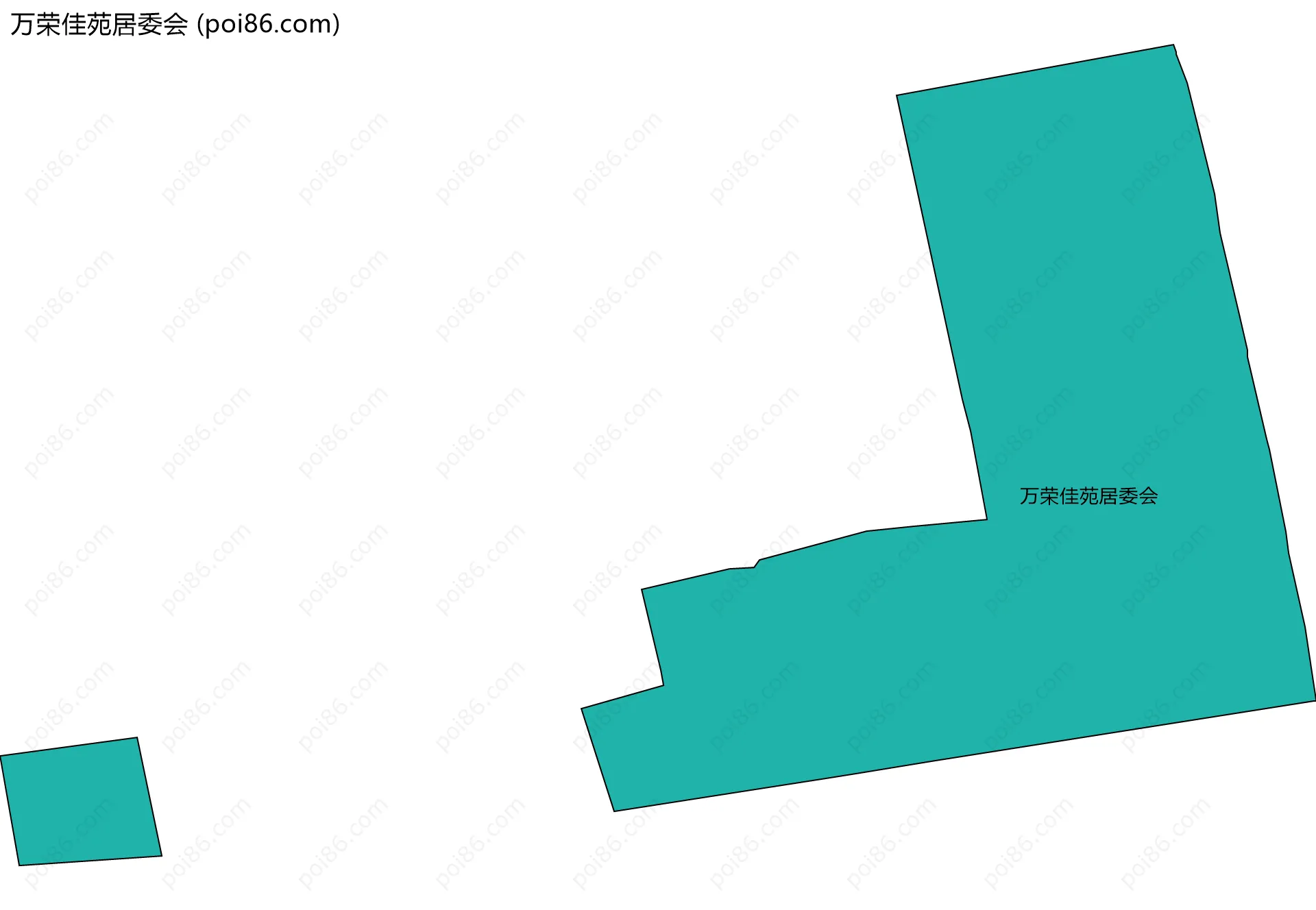万荣佳苑居委会边界地图