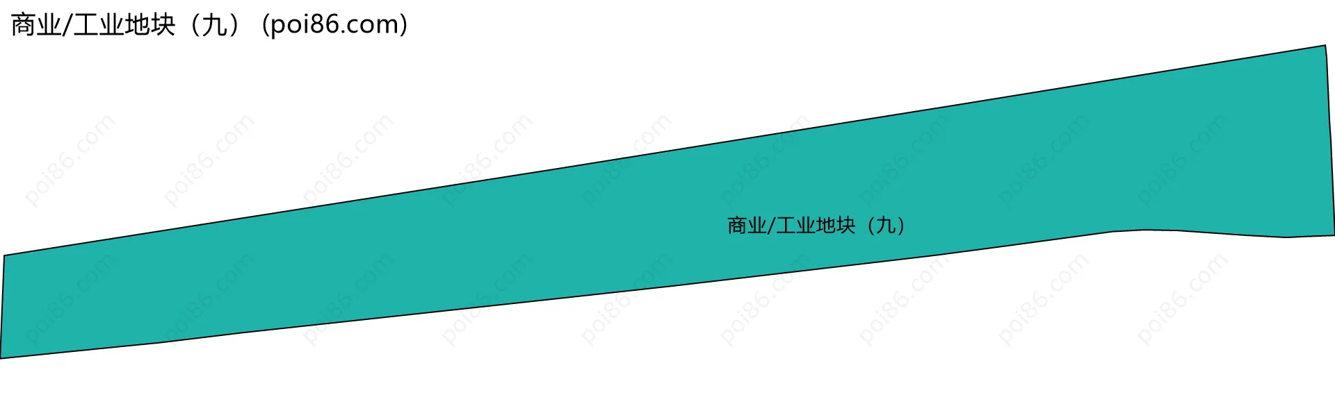 商业/工业地块（九）边界地图