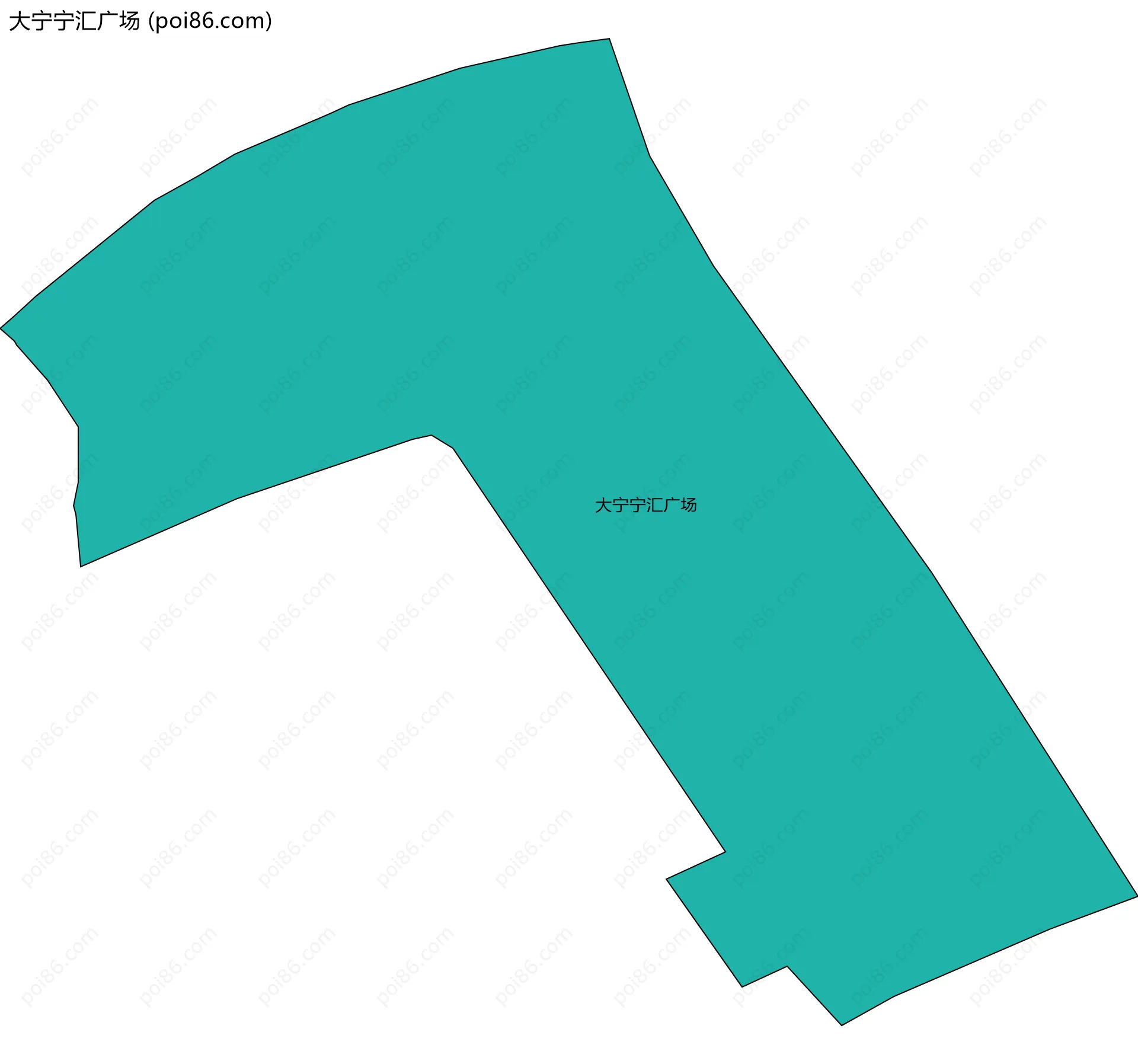 大宁宁汇广场边界地图