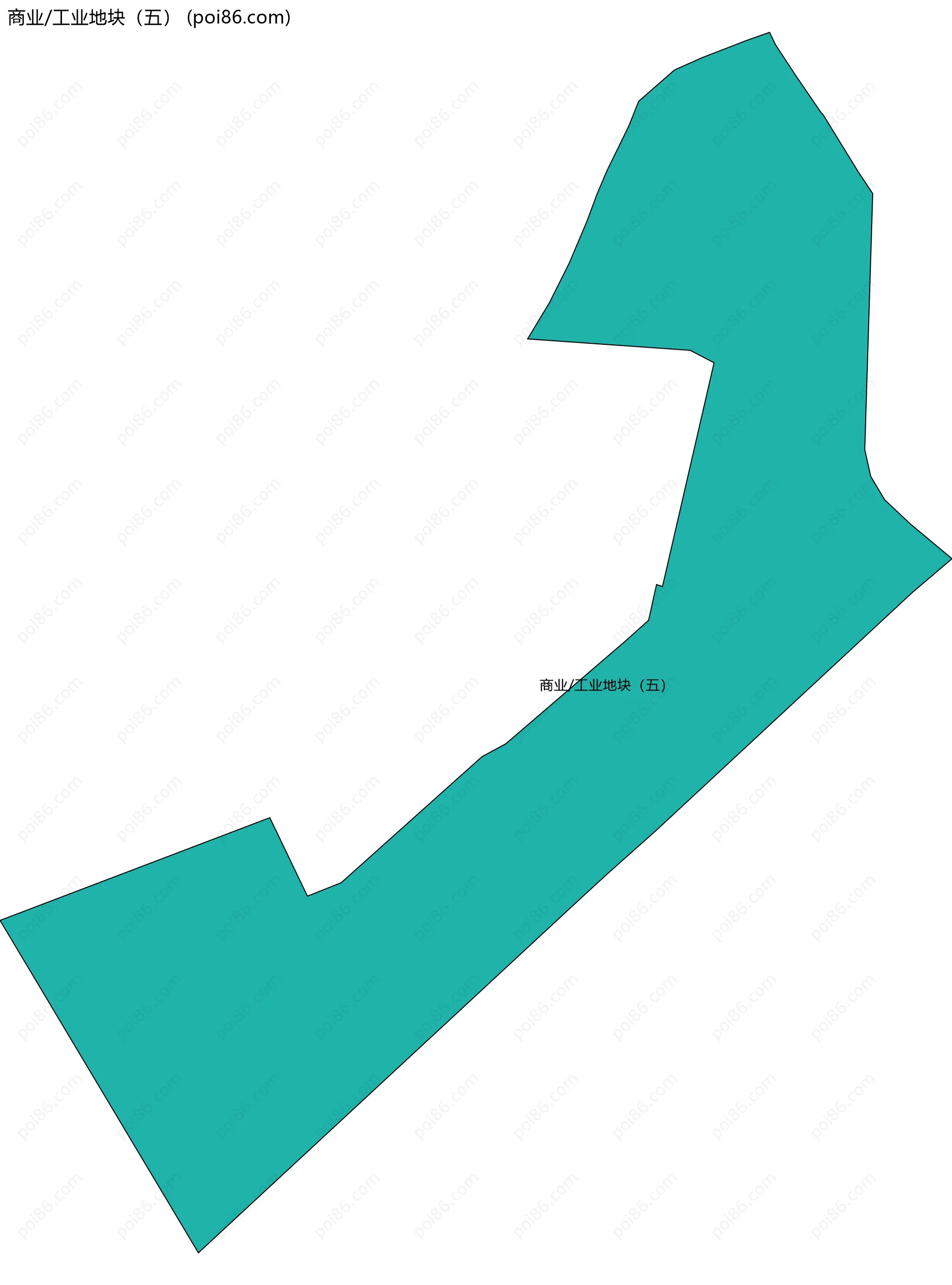 商业/工业地块（五）边界地图