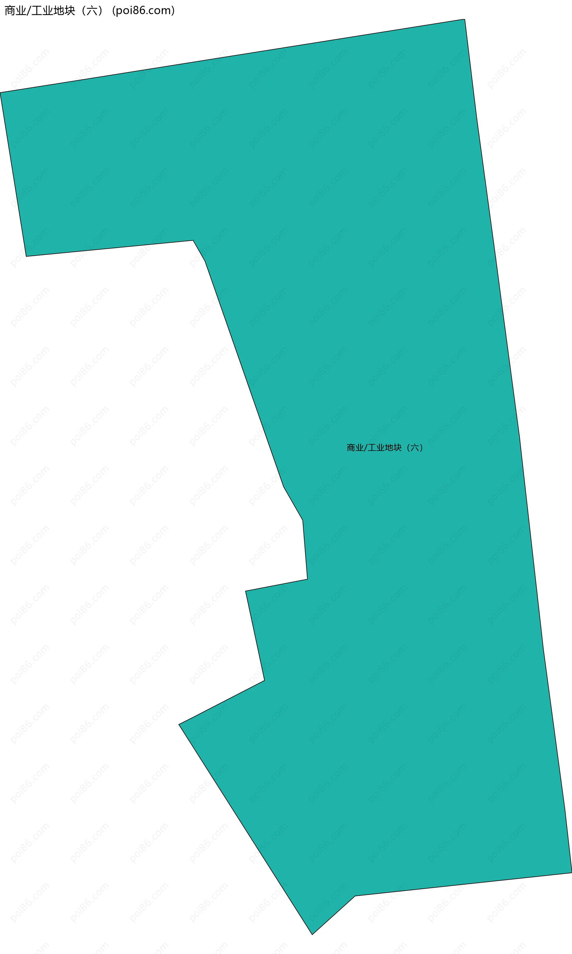 商业/工业地块（六）边界地图