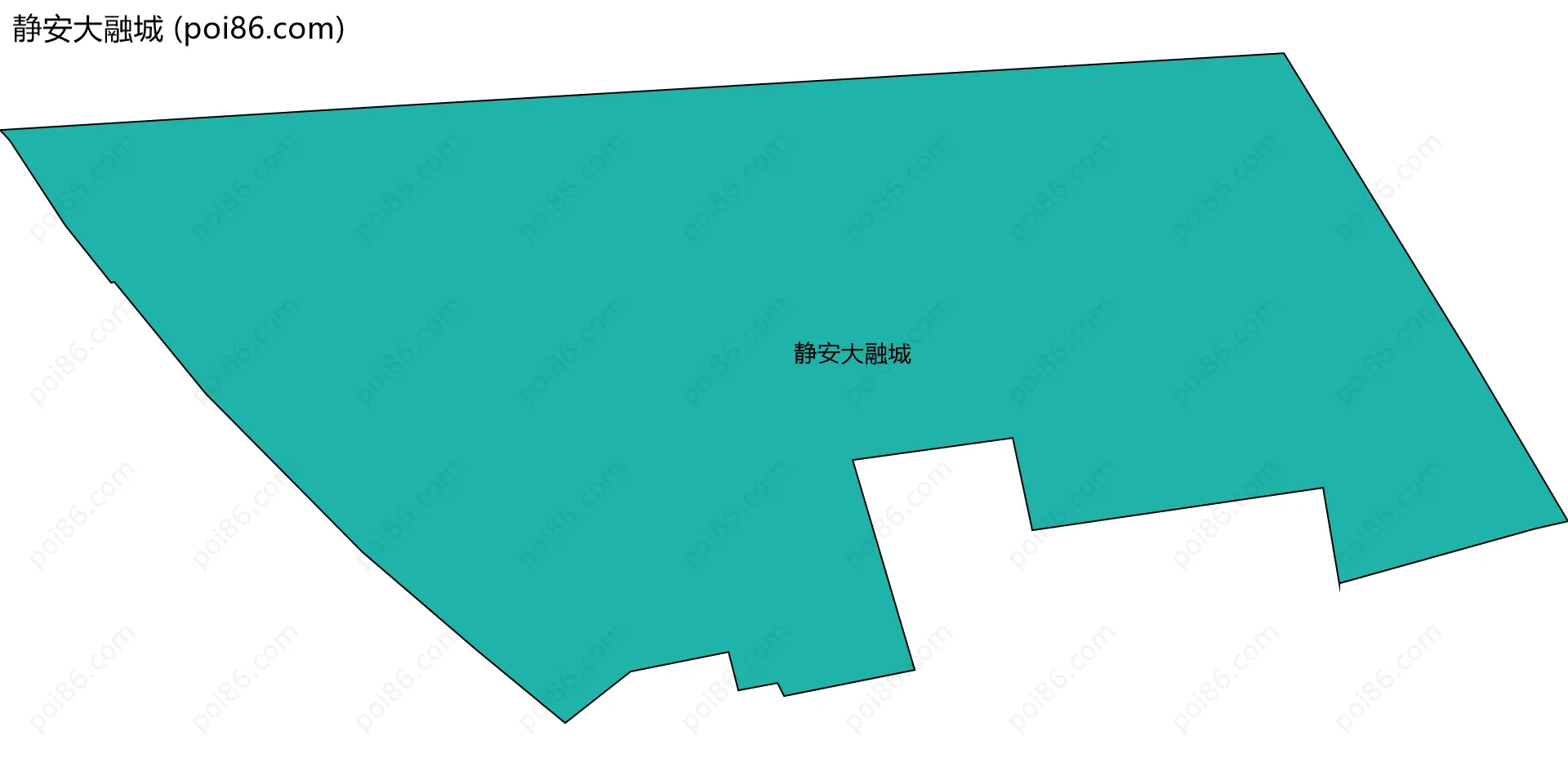 静安大融城边界地图