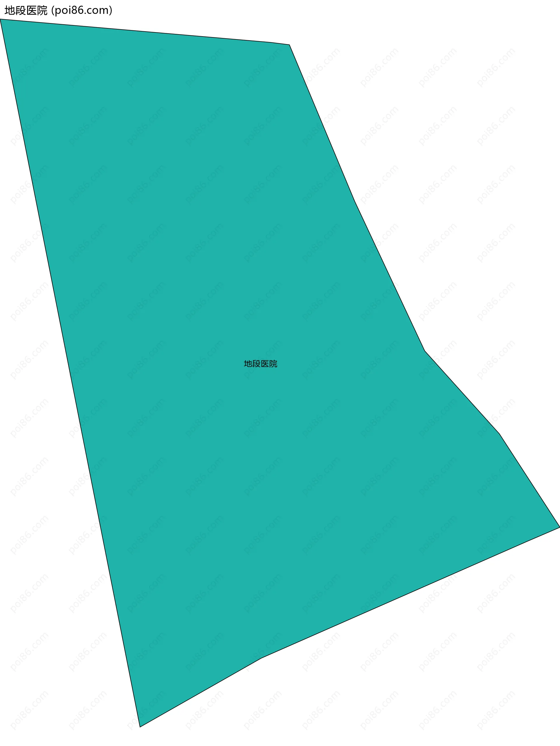 地段医院边界地图