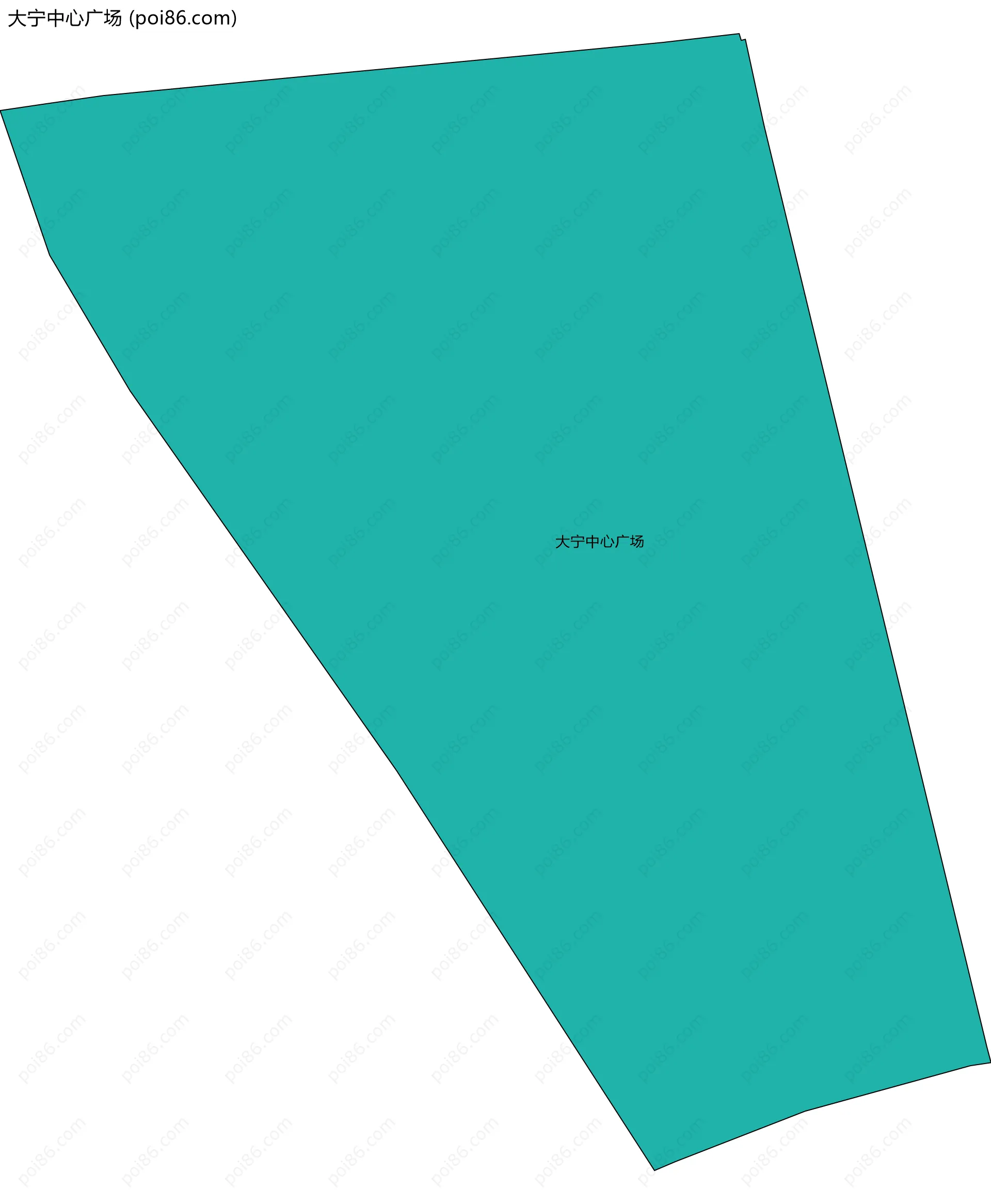 大宁中心广场边界地图