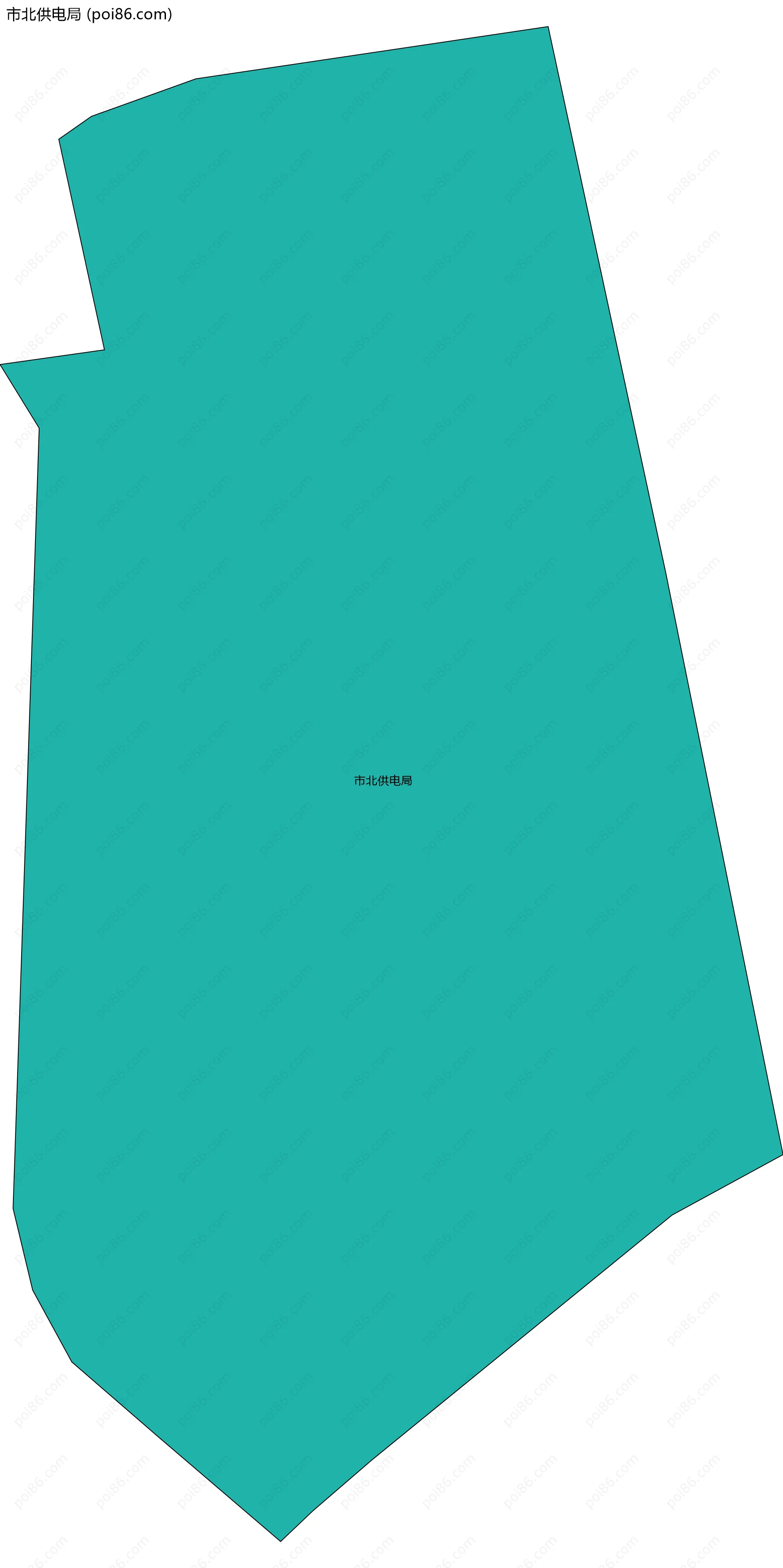 市北供电局边界地图