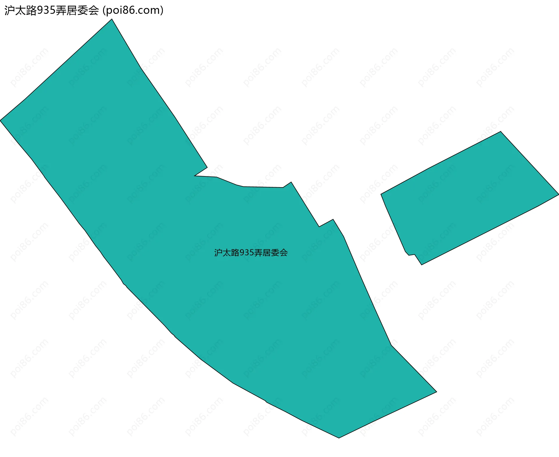 沪太路935弄居委会边界地图