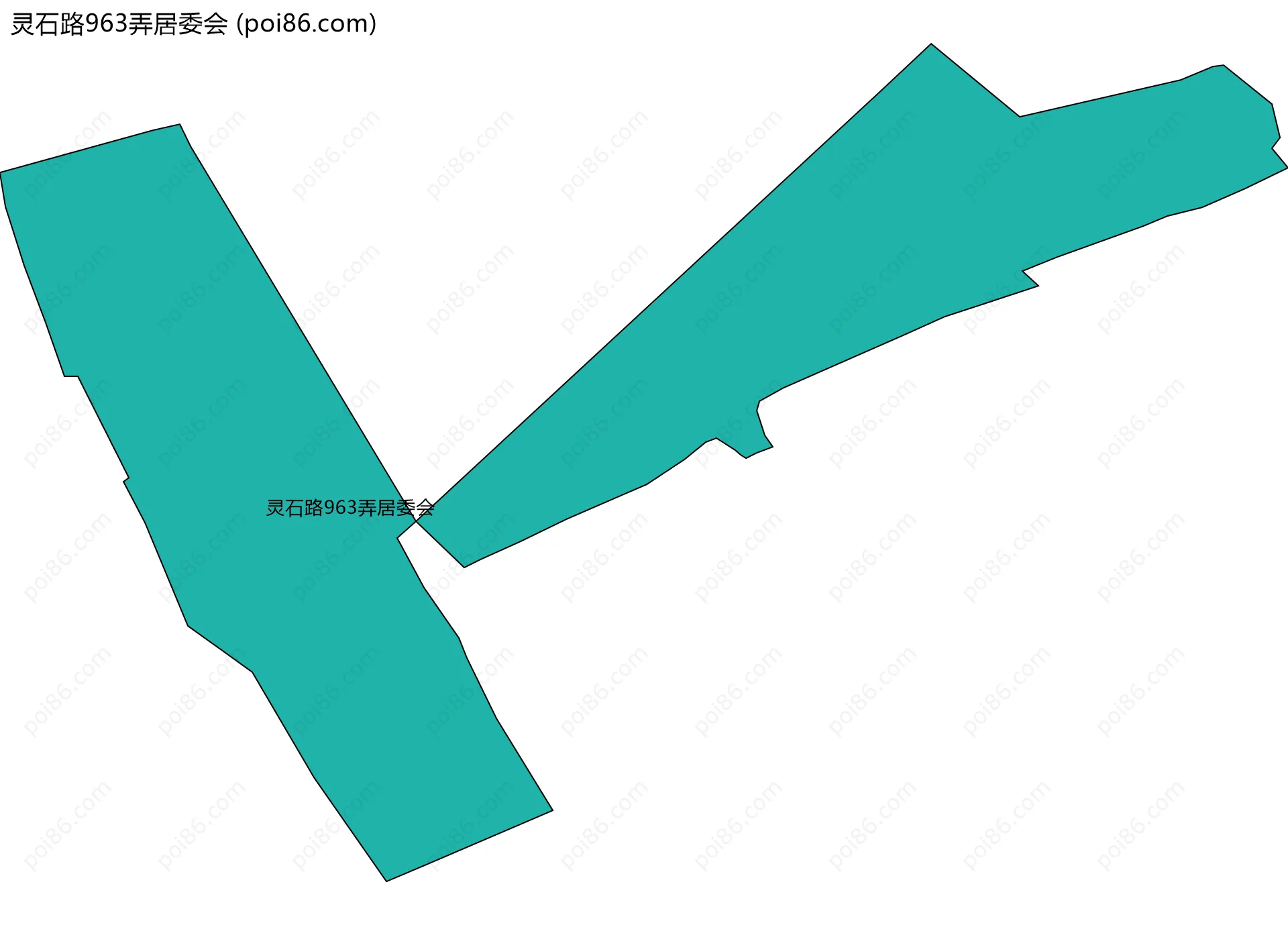 灵石路963弄居委会边界地图