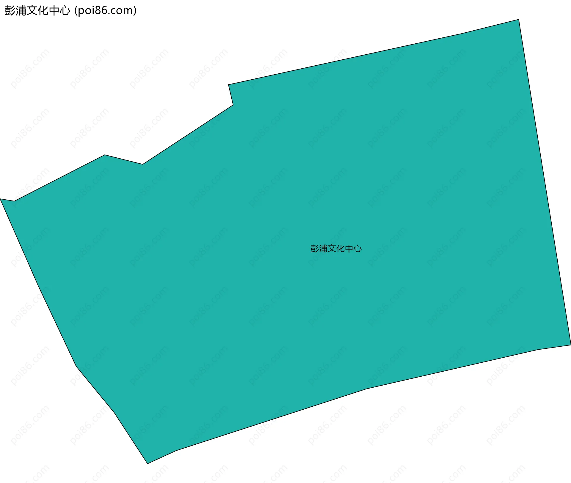 彭浦文化中心边界地图