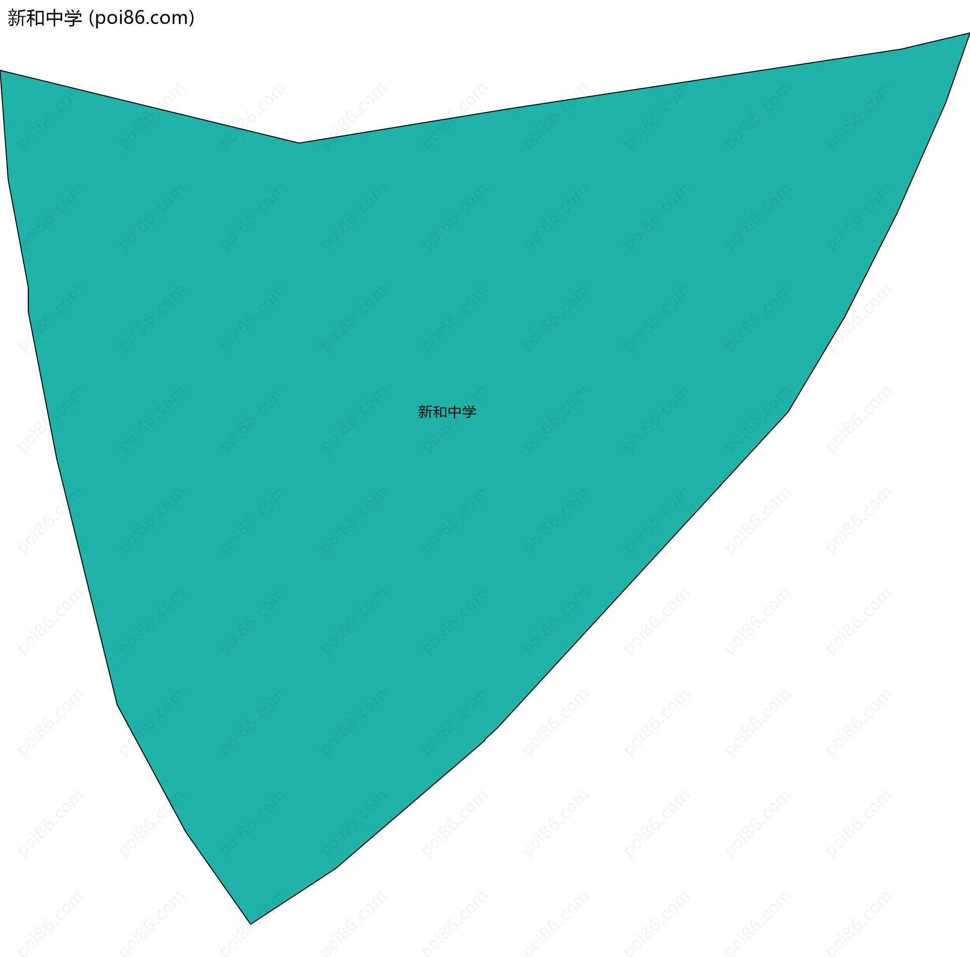 新和中学边界地图