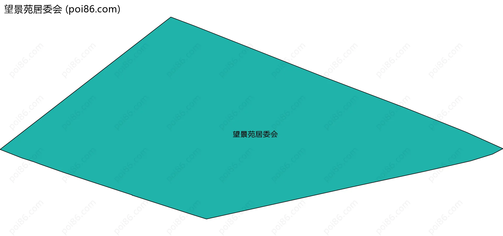 望景苑居委会边界地图