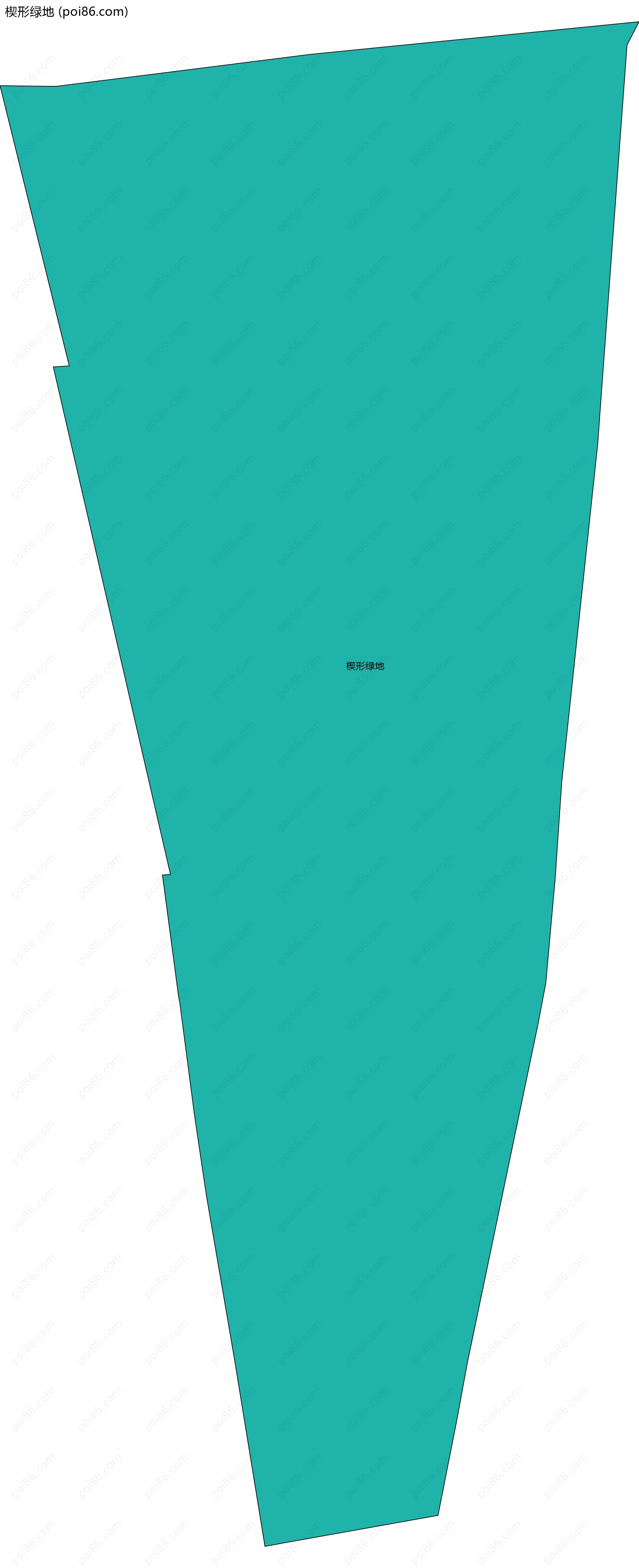 楔形绿地边界地图