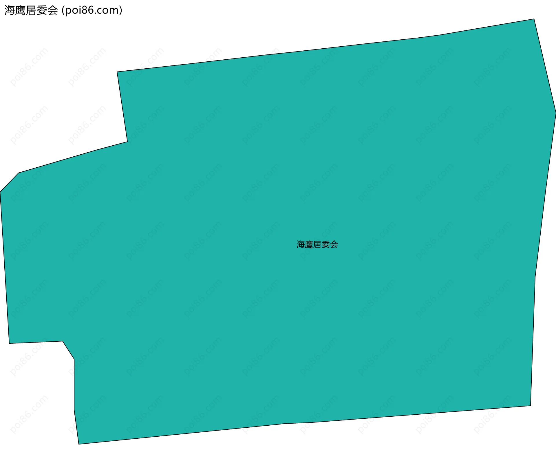 海鹰居委会边界地图