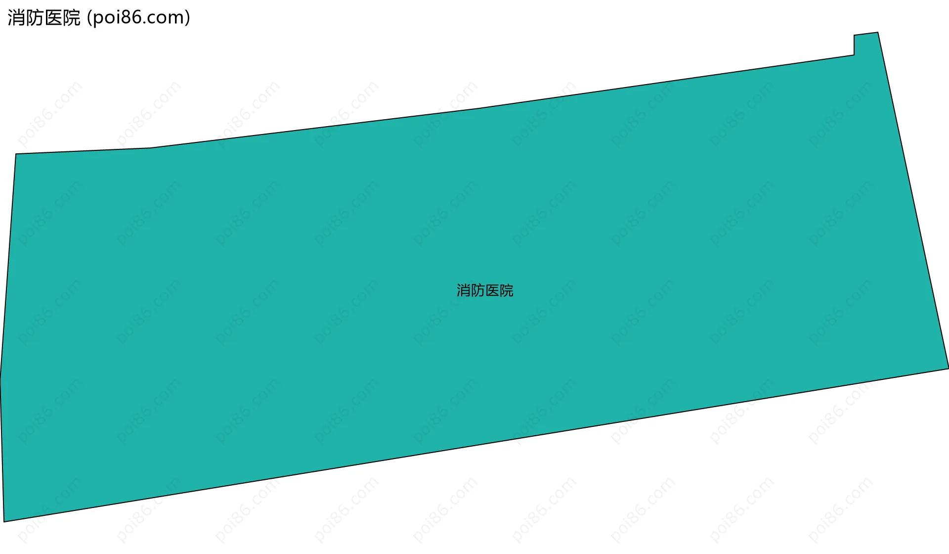 消防医院边界地图