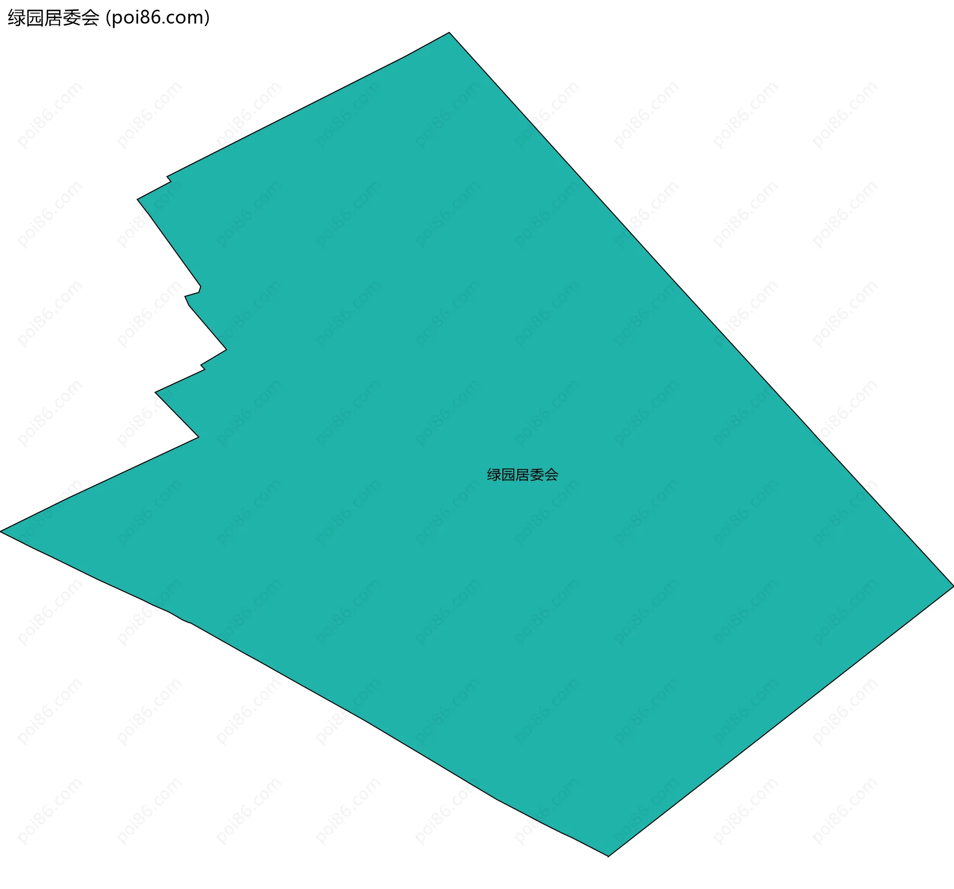 绿园居委会边界地图