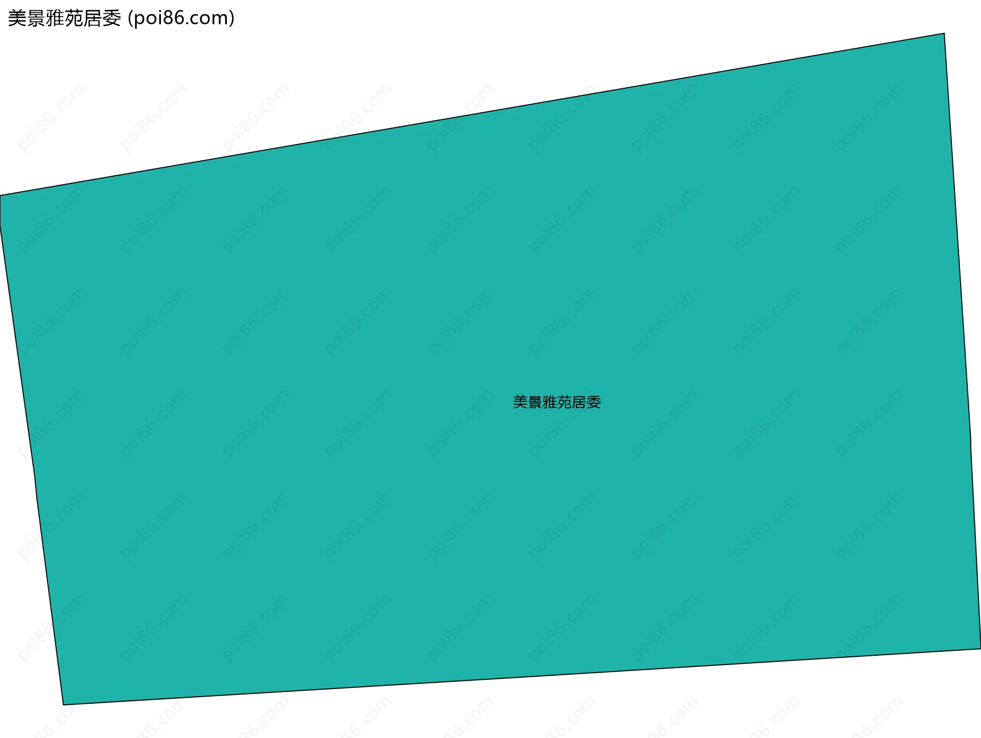美景雅苑居委边界地图