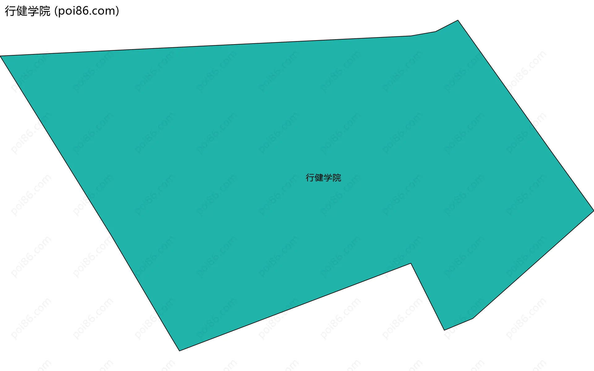 行健学院边界地图