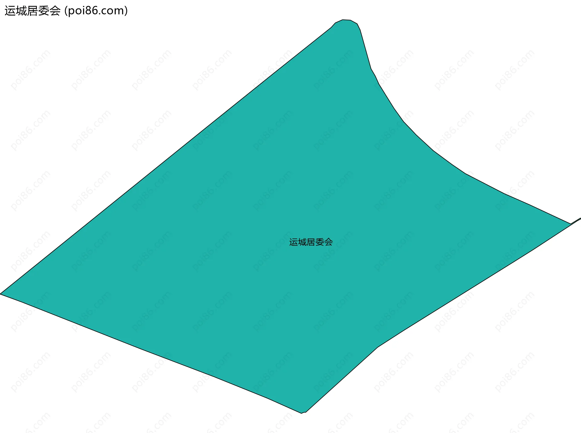 运城居委会边界地图