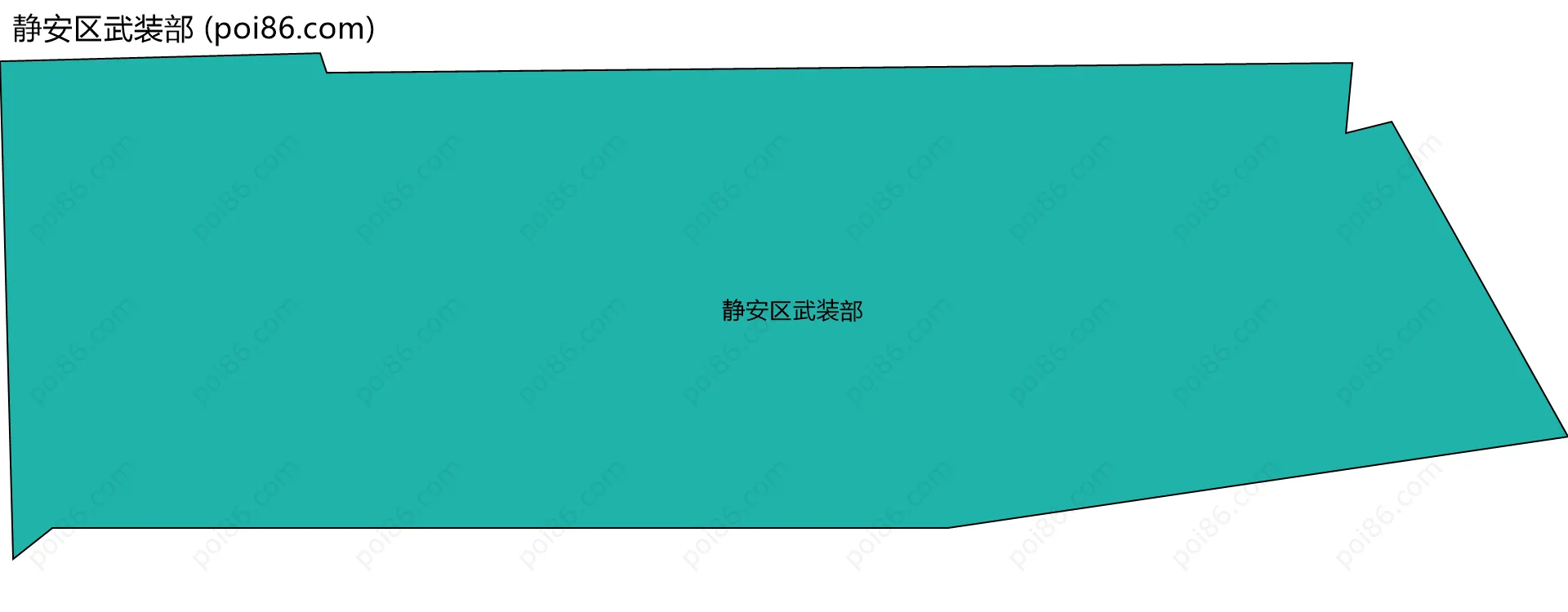 静安区武装部边界地图