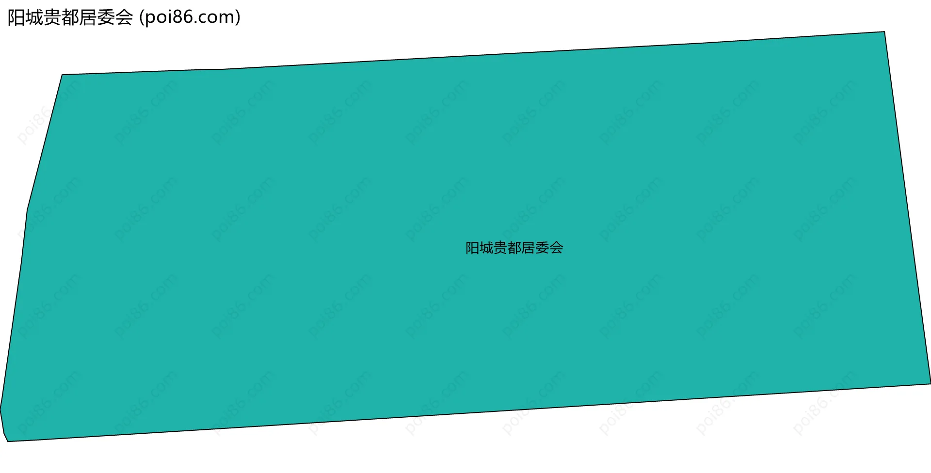 阳城贵都居委会边界地图