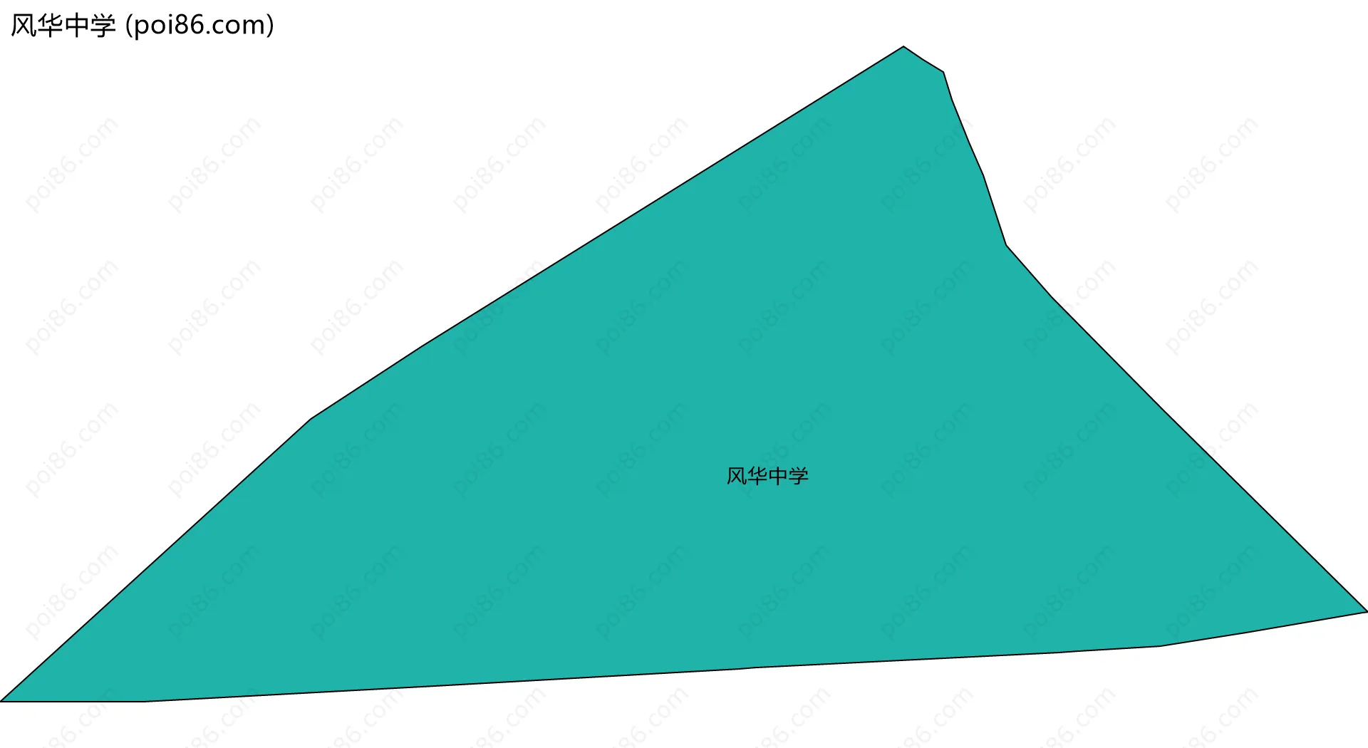 风华中学边界地图