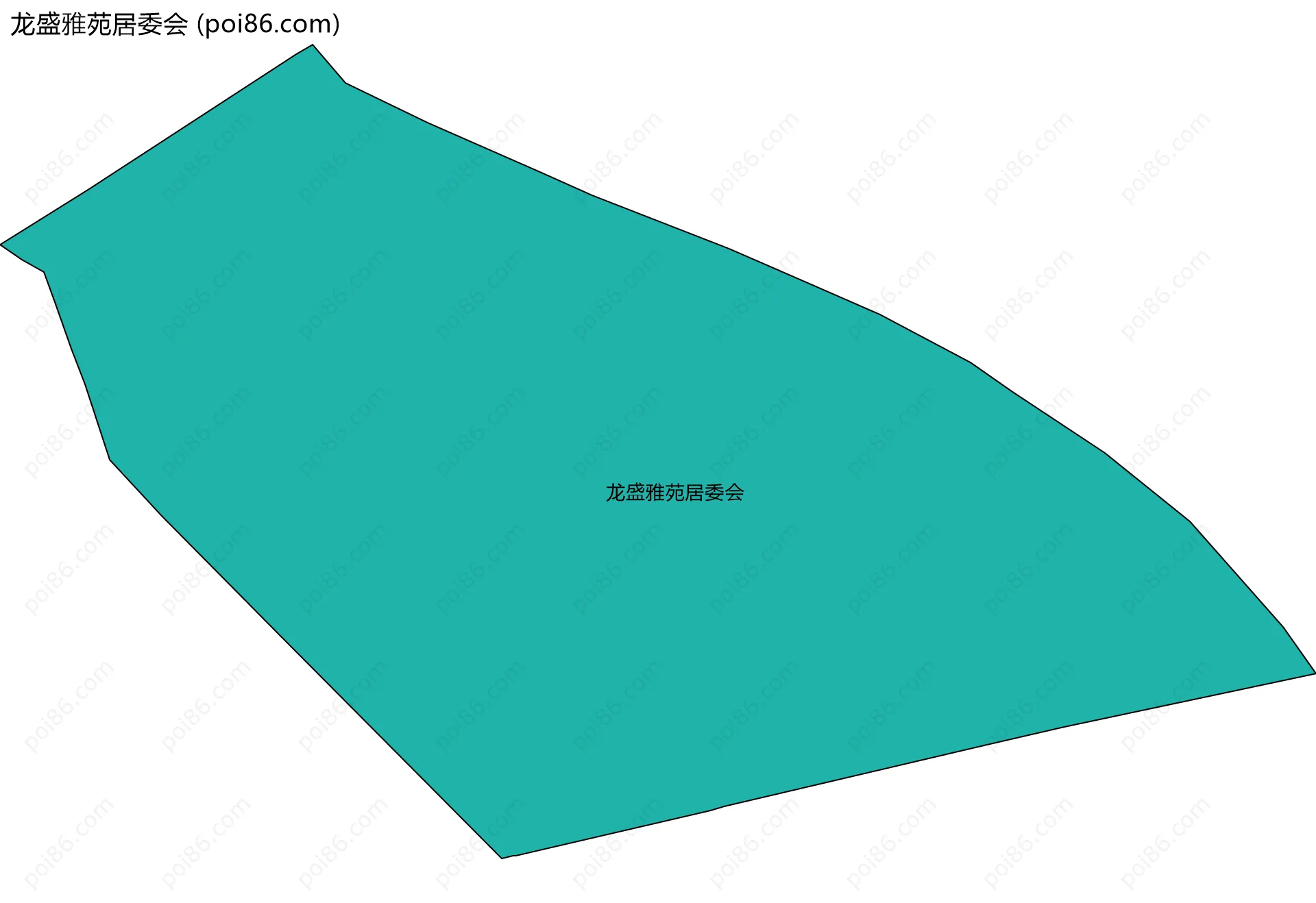 龙盛雅苑居委会边界地图