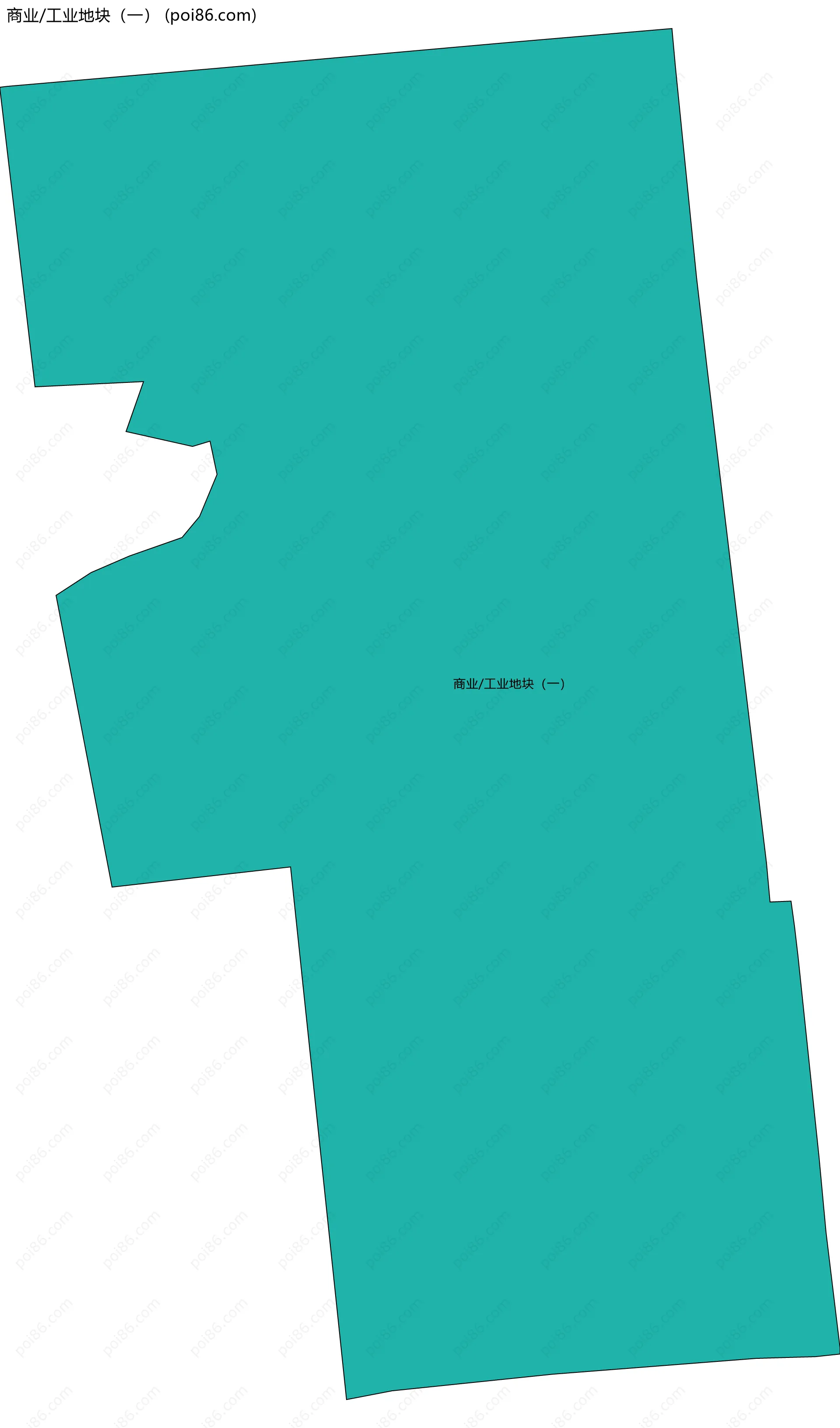 商业/工业地块（一）边界地图