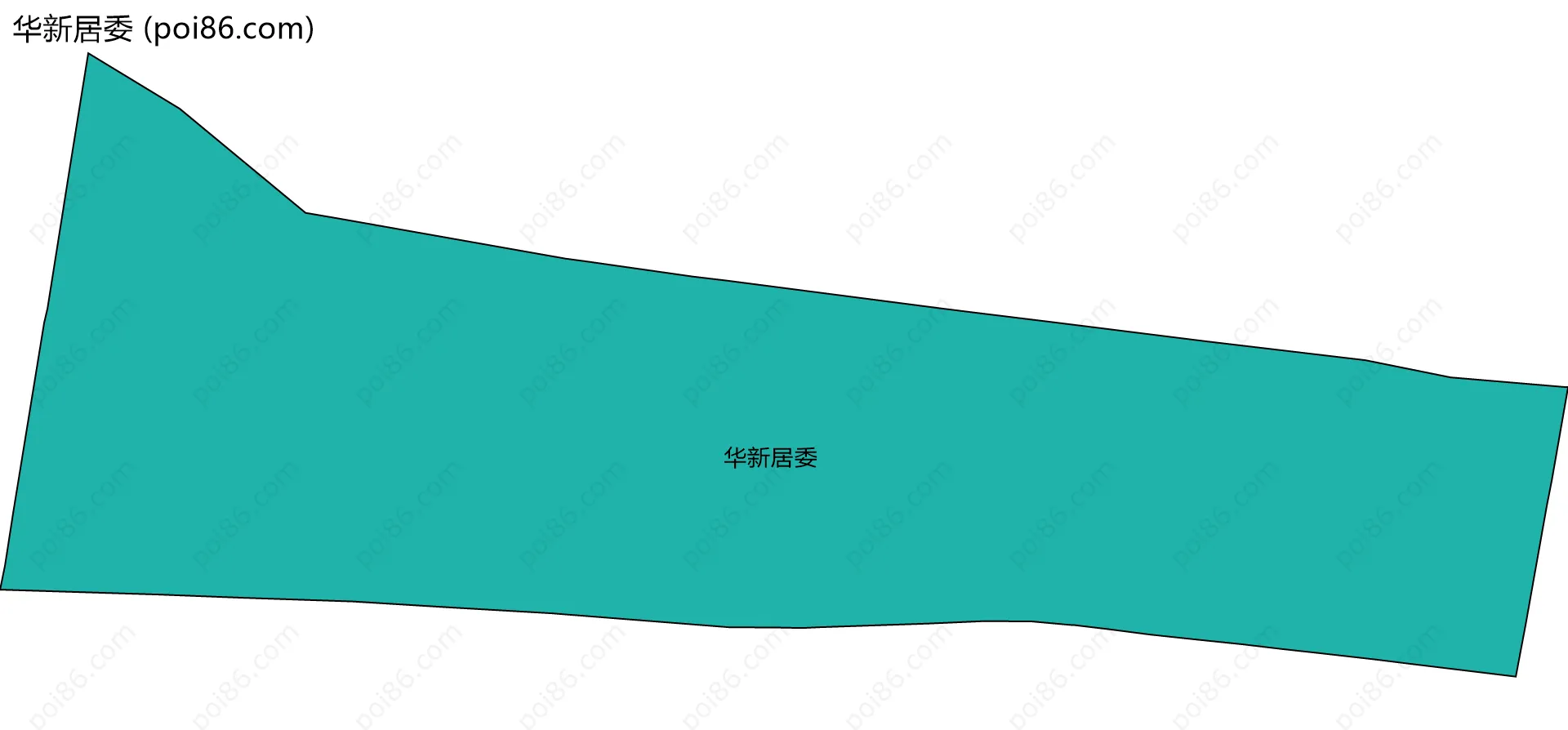 华新居委边界地图