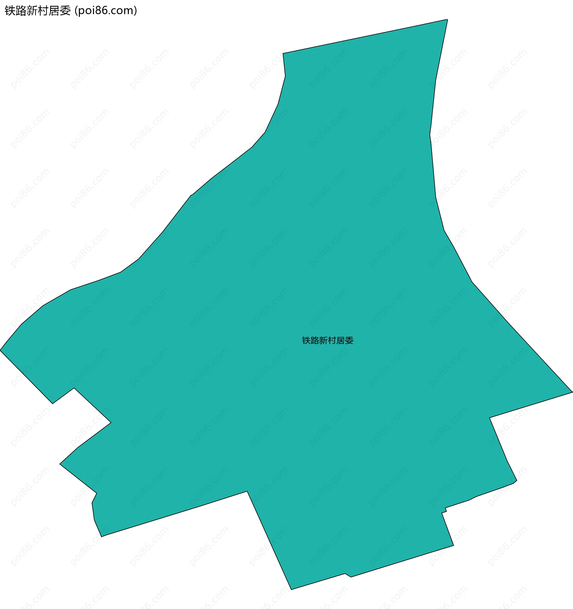 铁路新村居委边界地图