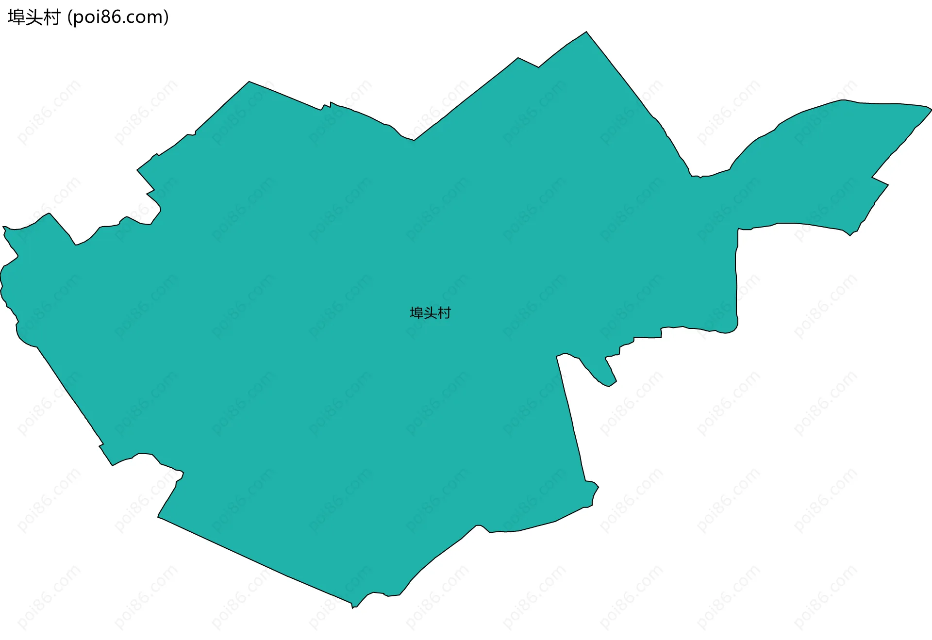 埠头村边界地图